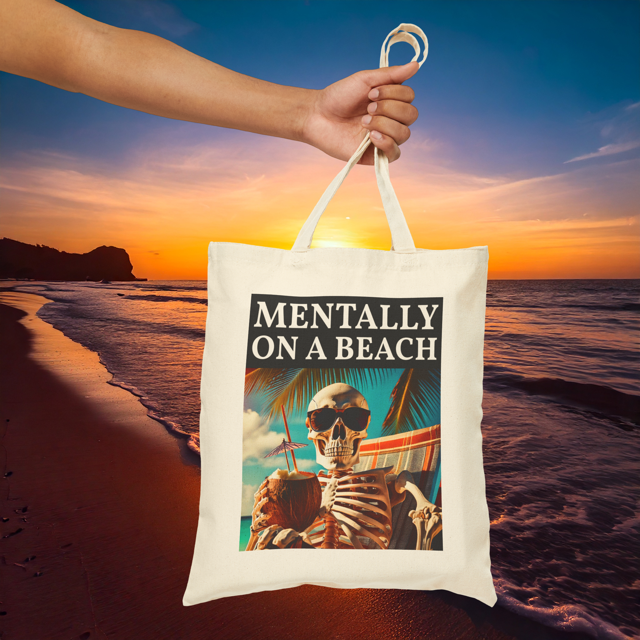 Mentally on a Beach Tote Bag | Funny Canvas Tote for Summer | Eco-Friendly Reusable Bag | Coastal Aesthetic Vibes | Cute Beach Girl Travel Gift | TikTok Viral Tote | Reusable Bag | Ocean Dreaming Tote | Everyday Beach Babe Bag | Coastal Cowgirl product thumbnail image Mentally on a Beach Tote Bag | Funny Canvas Tote for Summer | Eco-Friendly Reusable Bag | Coastal Aesthetic Vibes | Cute Beach Girl Travel Gift | TikTok Viral Tote | Reusable Bag | Ocean Dreaming Tote | Everyday Beach Babe Bag | Coastal Cowgirl product thumbnail image