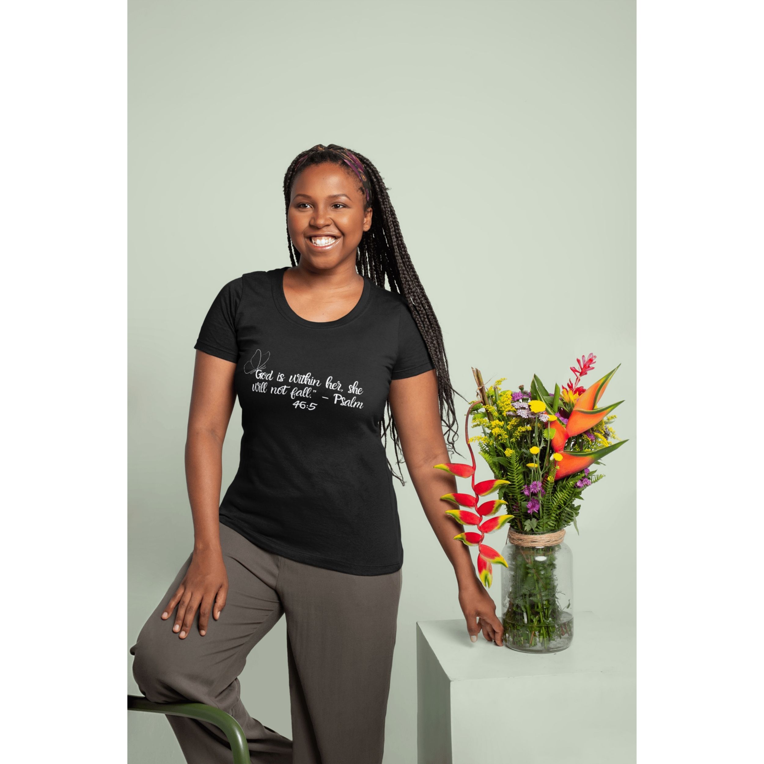PSALM 46:5 Tee [WHITE]