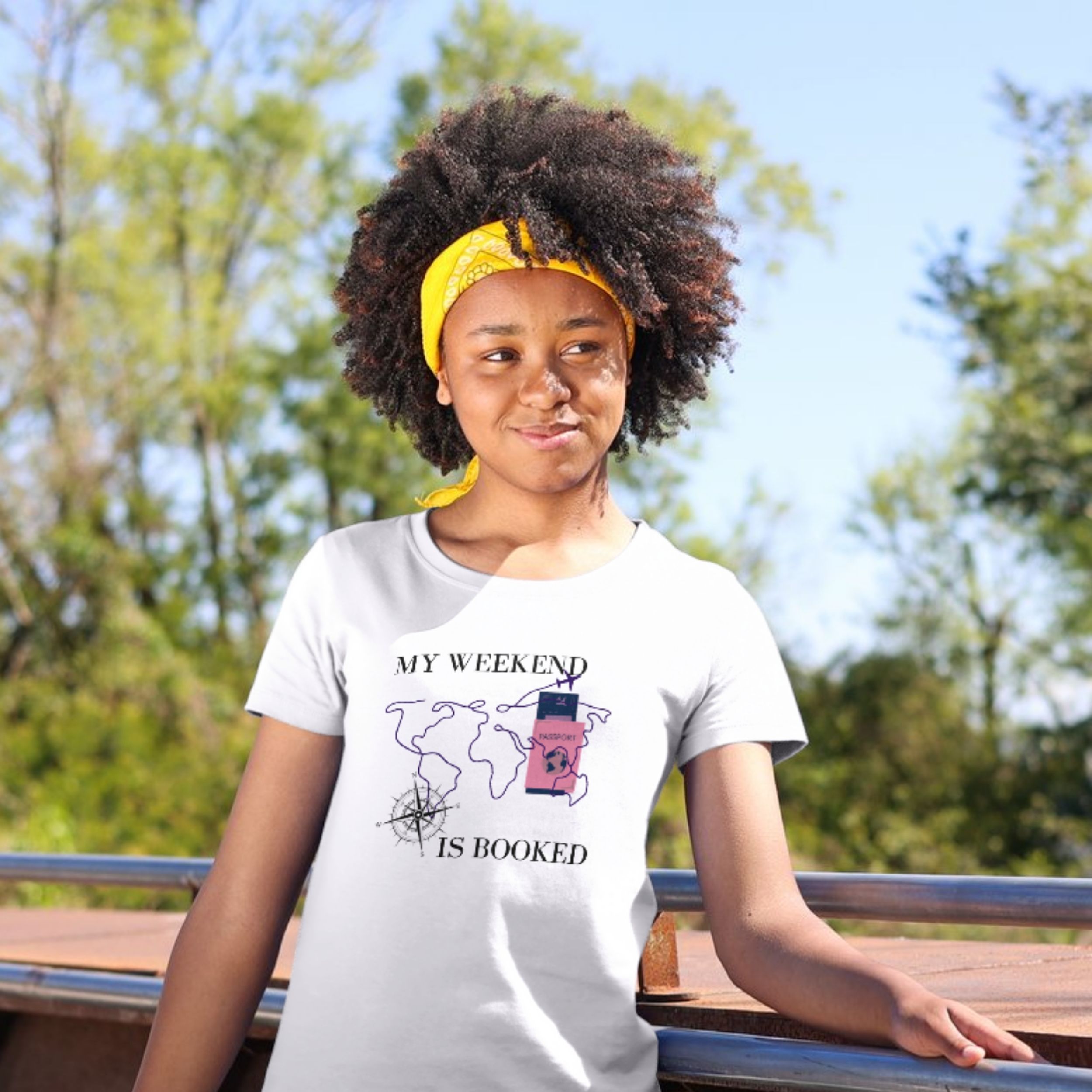 My Weekend is Booked Travel T-Shirt | Unisex Softstyle Tee for Adventurers
