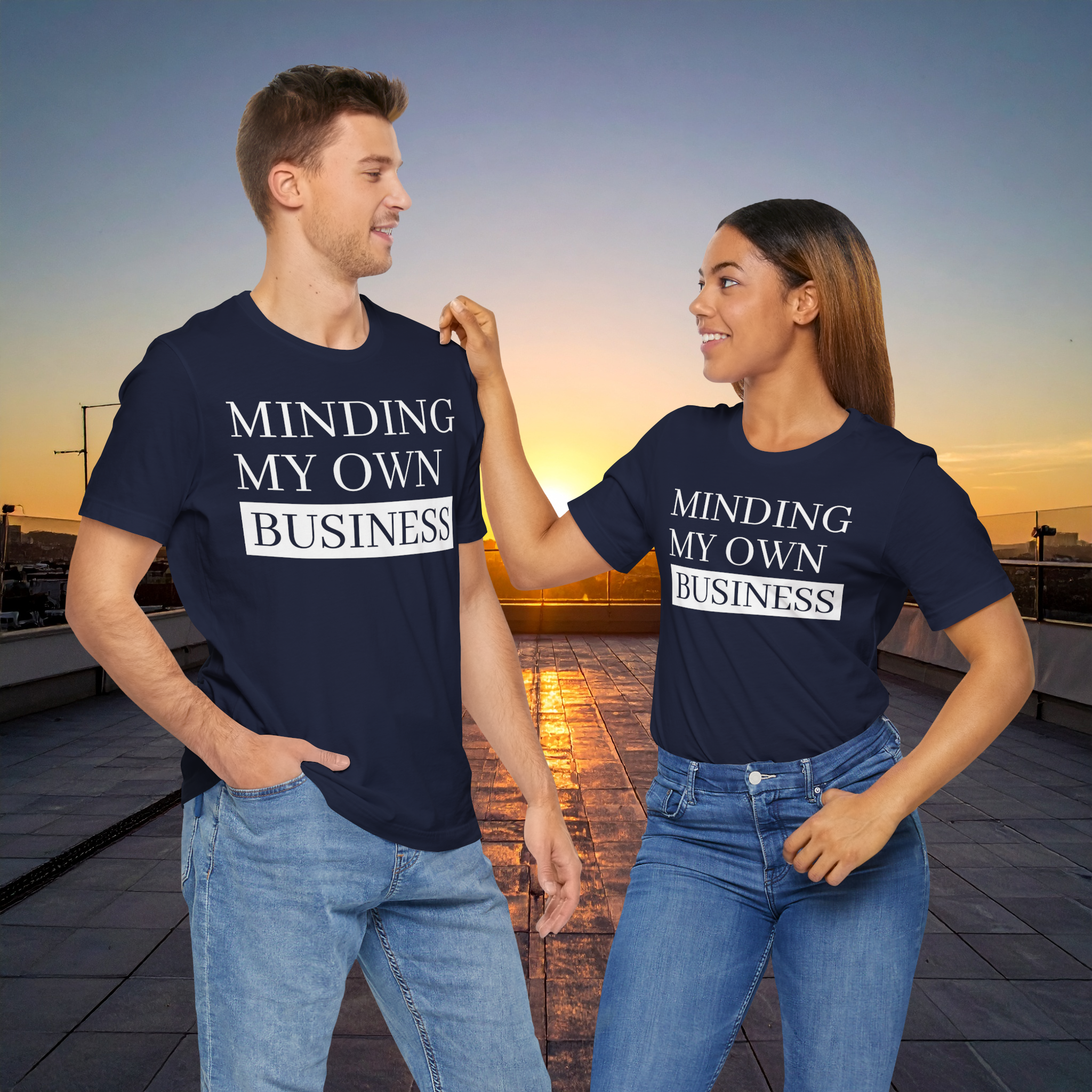 Minding My Own Business Tee | Funny Graphic T-Shirt | Casual Short Sleeve Top | Everyday Wear | Statement Shirt | Sassy Quote Tee | Gift for Friends | Trendy Viral Shirt | Minimalist Graphic Tee | Comfortable Fit | Cute Casual Outfit | TikTok Fashion product thumbnail image