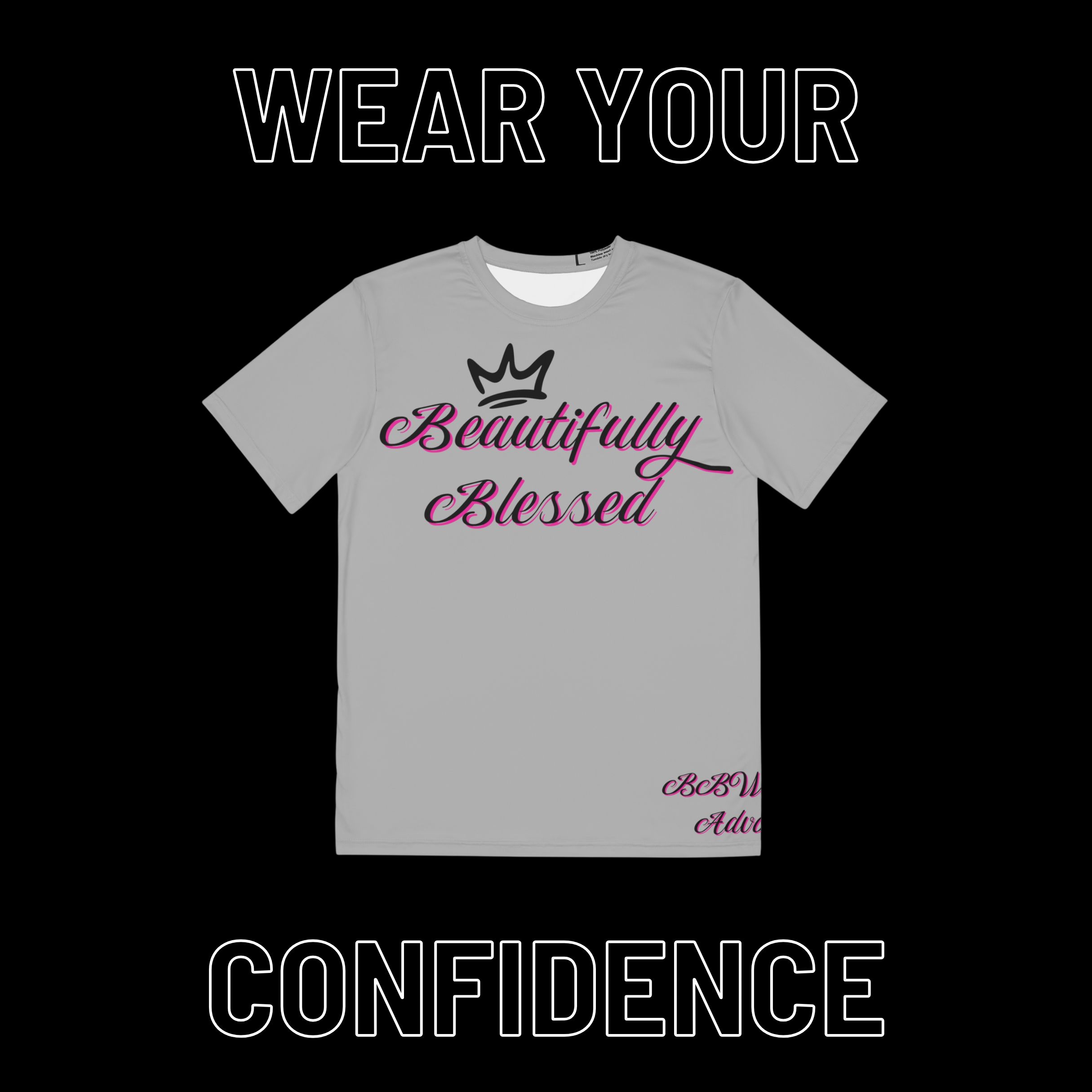 Grey Beautifully Blessed Graphic T-Shirt product thumbnail image Grey Beautifully Blessed Graphic T-Shirt product thumbnail image