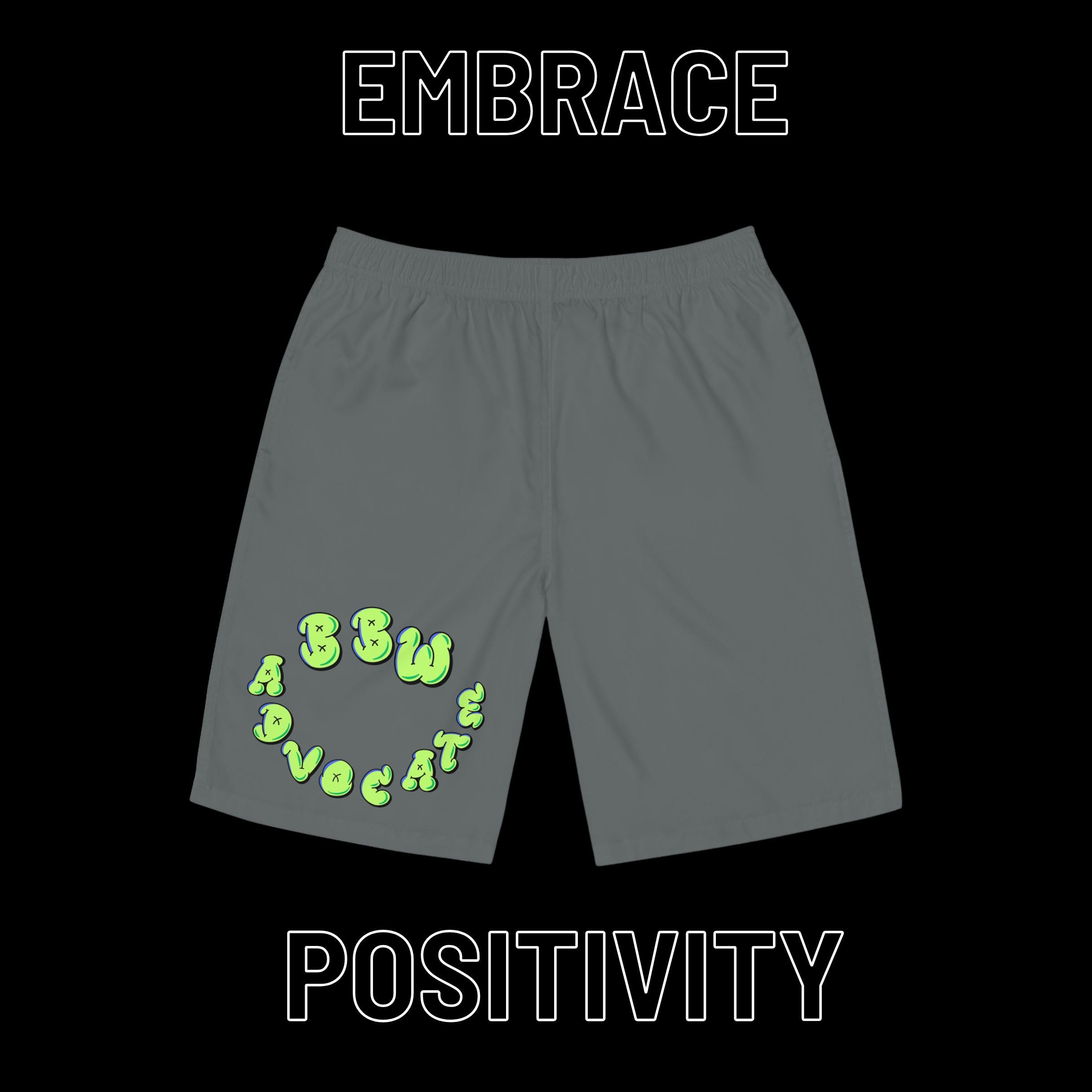 Grey Men's BBW Circle Board Shorts product thumbnail image Grey Men's BBW Circle Board Shorts product thumbnail image