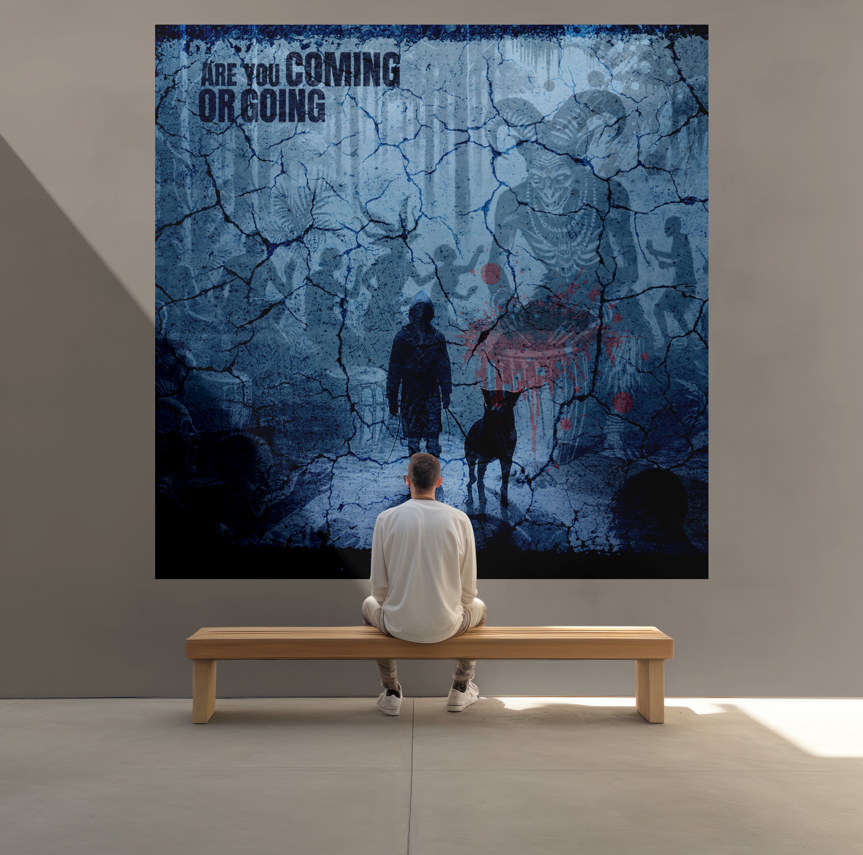 Mystical Wall Art – 'Are You Coming or Going?' Canvas Print product thumbnail image Mystical Wall Art – 'Are You Coming or Going?' Canvas Print product thumbnail image