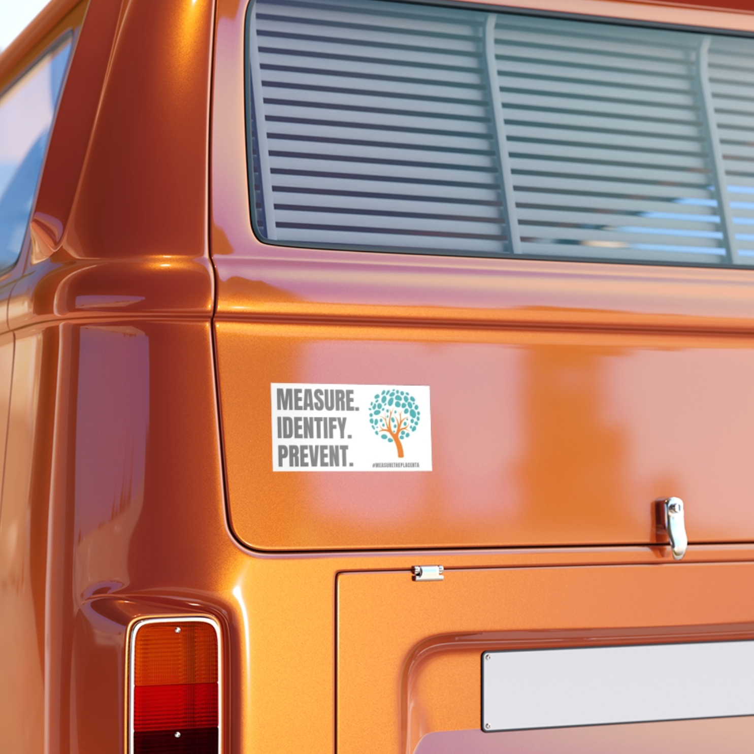 Awareness Bumper Sticker | Measure, Identify, Prevent Awareness Bumper Sticker | Measure, Identify, Prevent