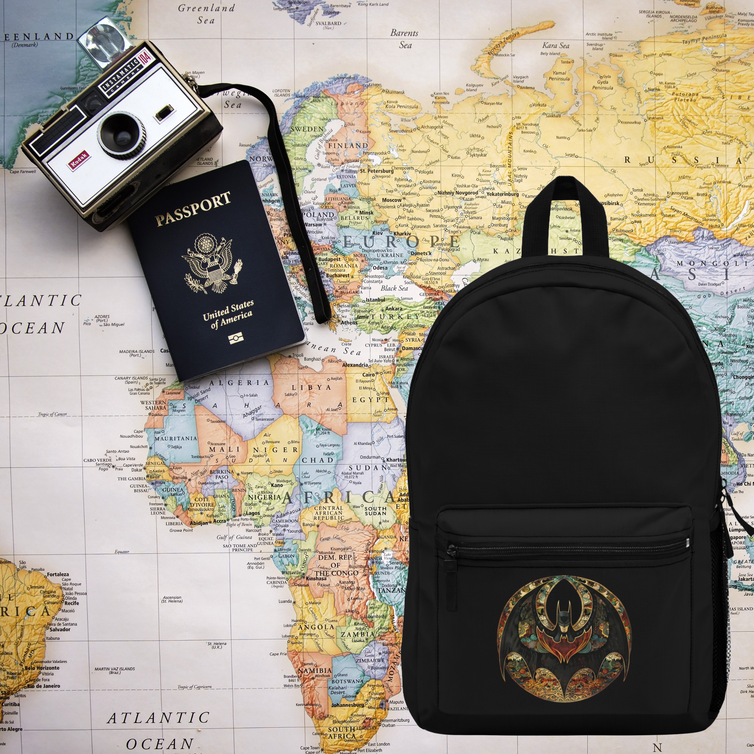 Bat Hero Logo Backpack