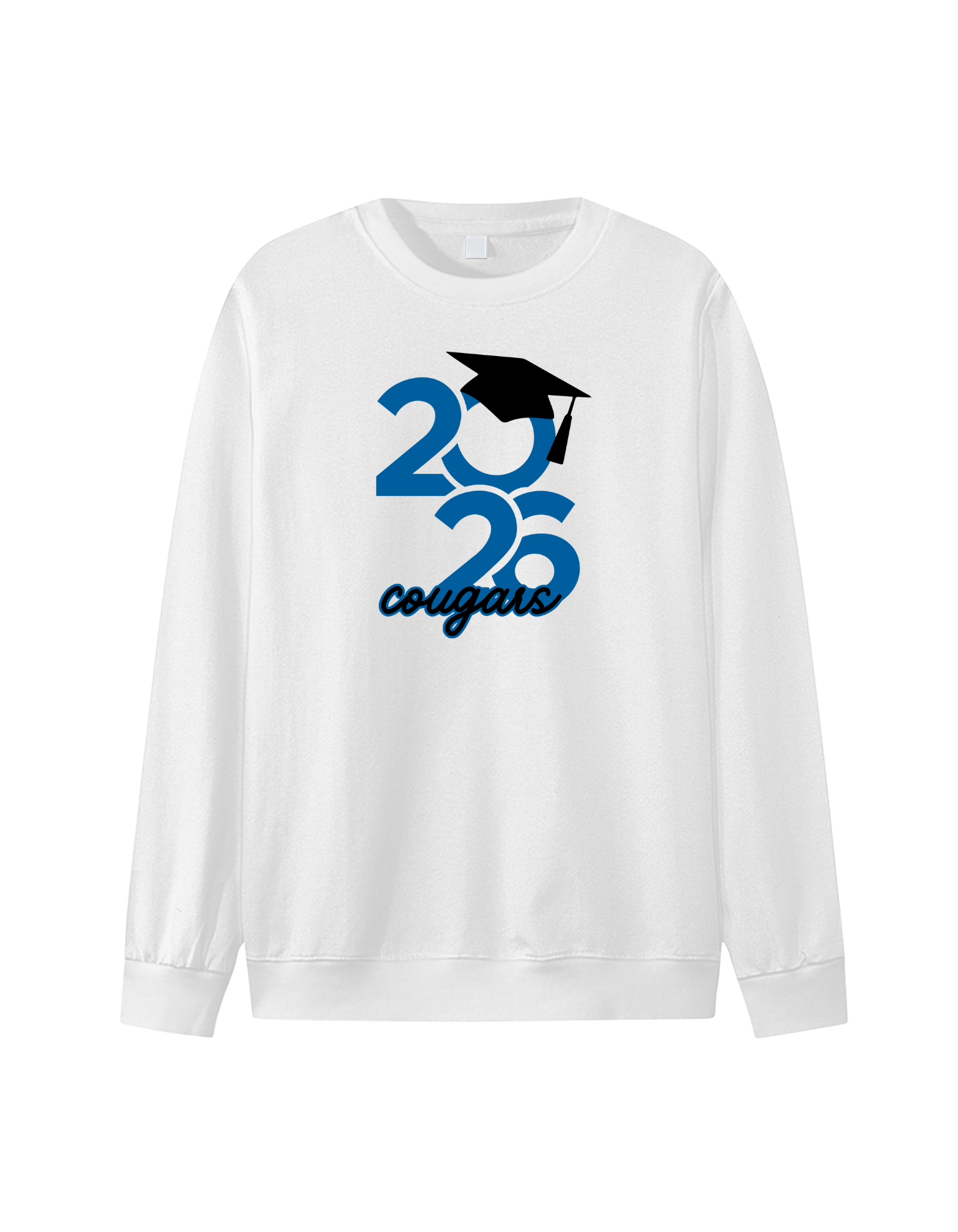 Graduation Crewneck Sweatshirt - Class of 2026 I Carroll Cougars product thumbnail image Graduation Crewneck Sweatshirt - Class of 2026 I Carroll Cougars product thumbnail image