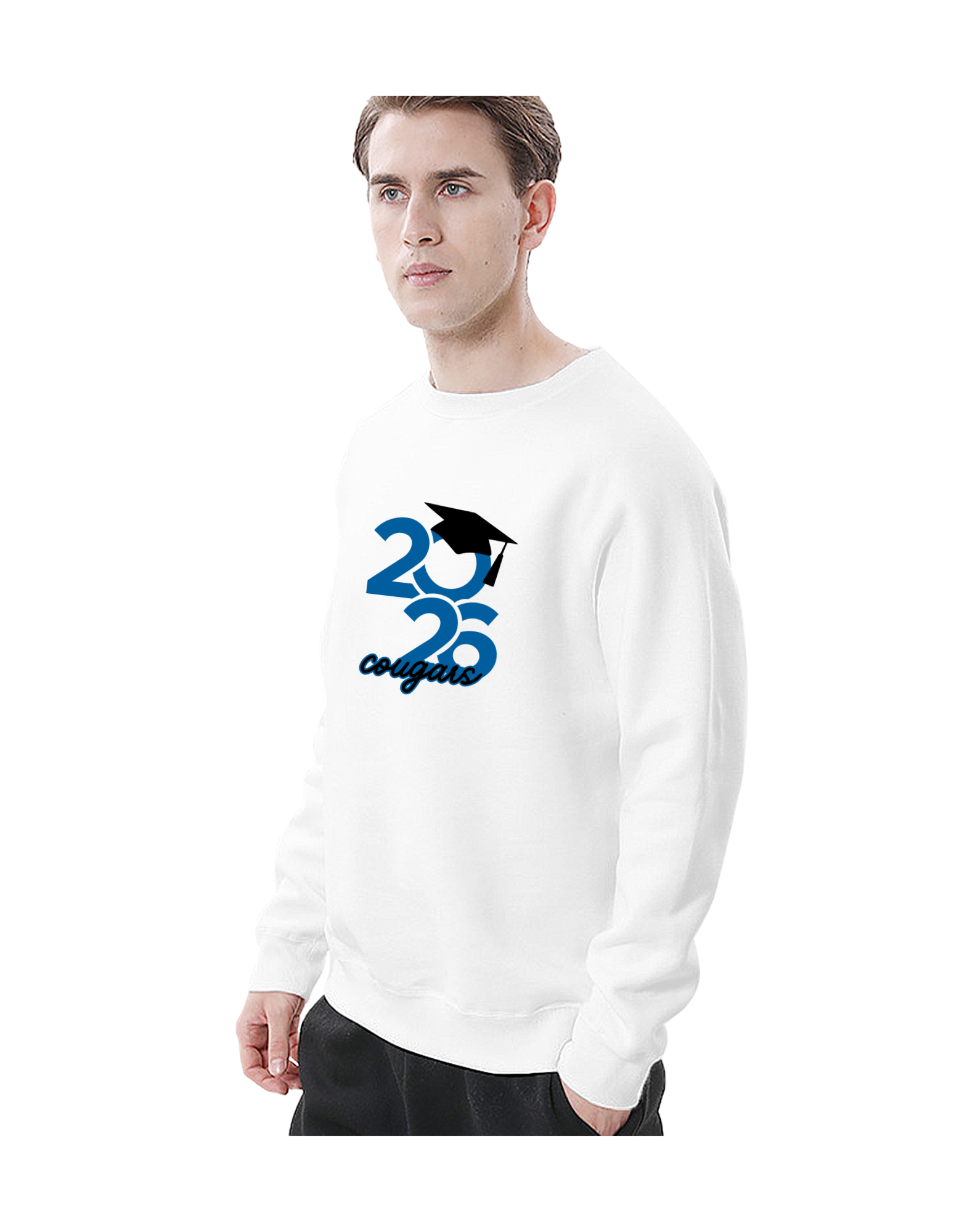 Graduation Crewneck Sweatshirt - Class of 2026 I Carroll Cougars product thumbnail image Graduation Crewneck Sweatshirt - Class of 2026 I Carroll Cougars product thumbnail image