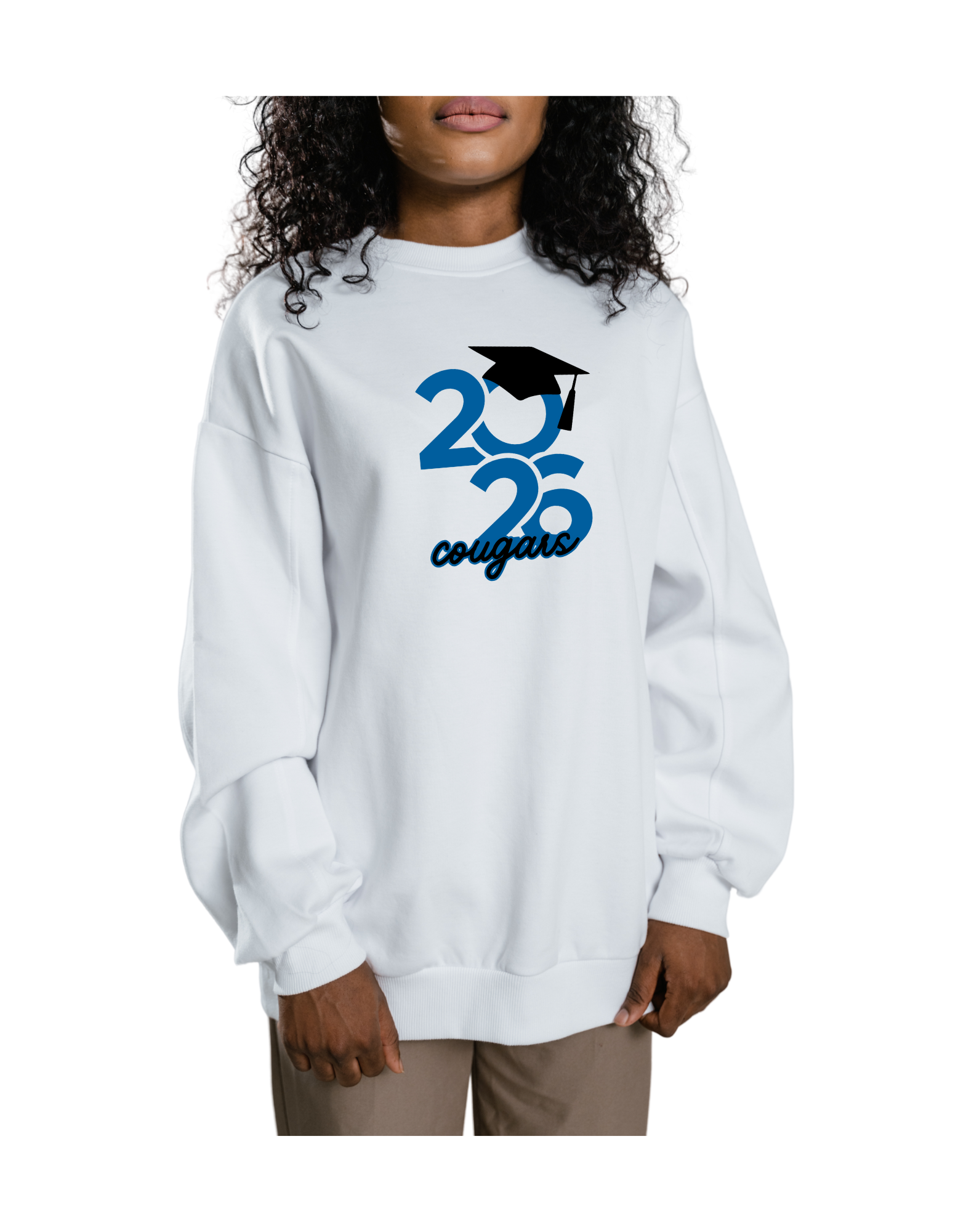 Graduation Crewneck Sweatshirt - Class of 2026 I Carroll Cougars product thumbnail image Graduation Crewneck Sweatshirt - Class of 2026 I Carroll Cougars product thumbnail image