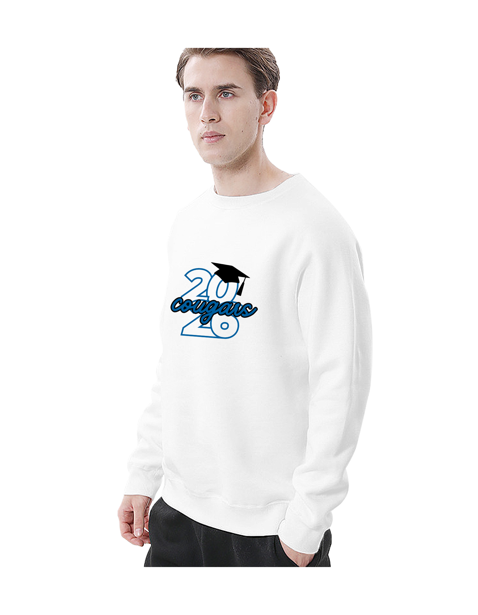 Carroll Cougars Graduation Crewneck Sweatshirt - Class of 2026 product thumbnail image