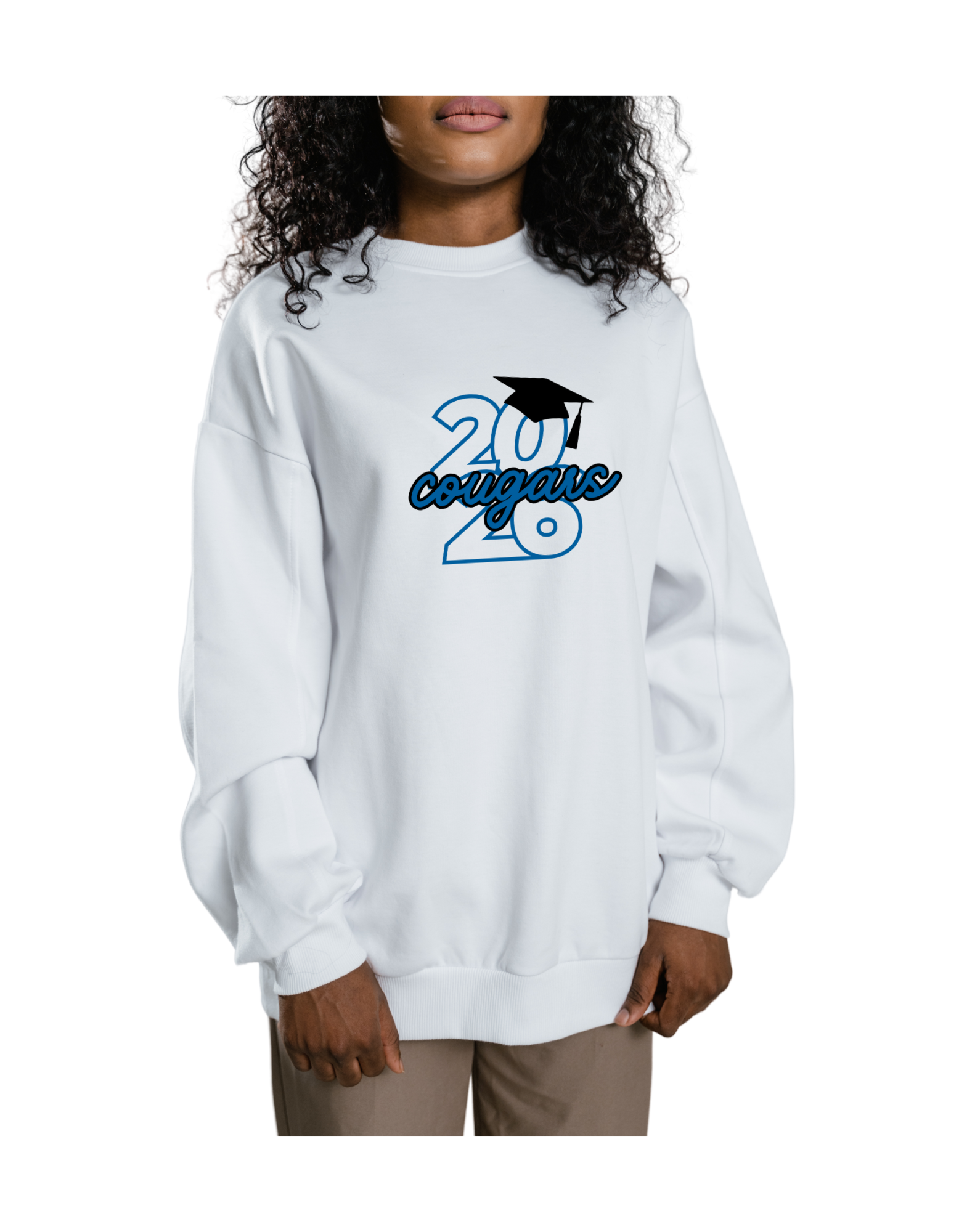 Carroll Cougars Graduation Crewneck Sweatshirt - Class of 2026 product thumbnail image
