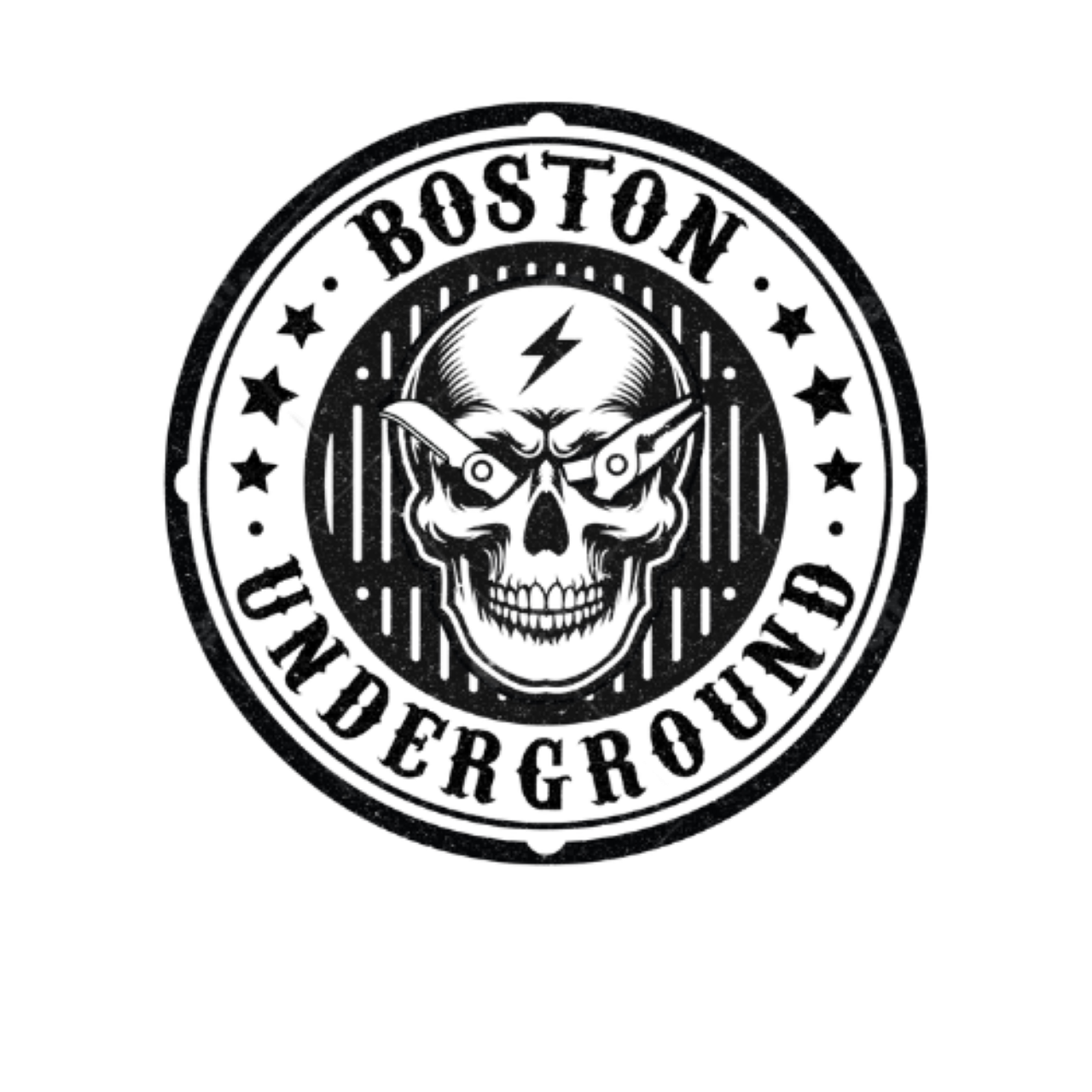 Manhole Skull T-Shirt product thumbnail image