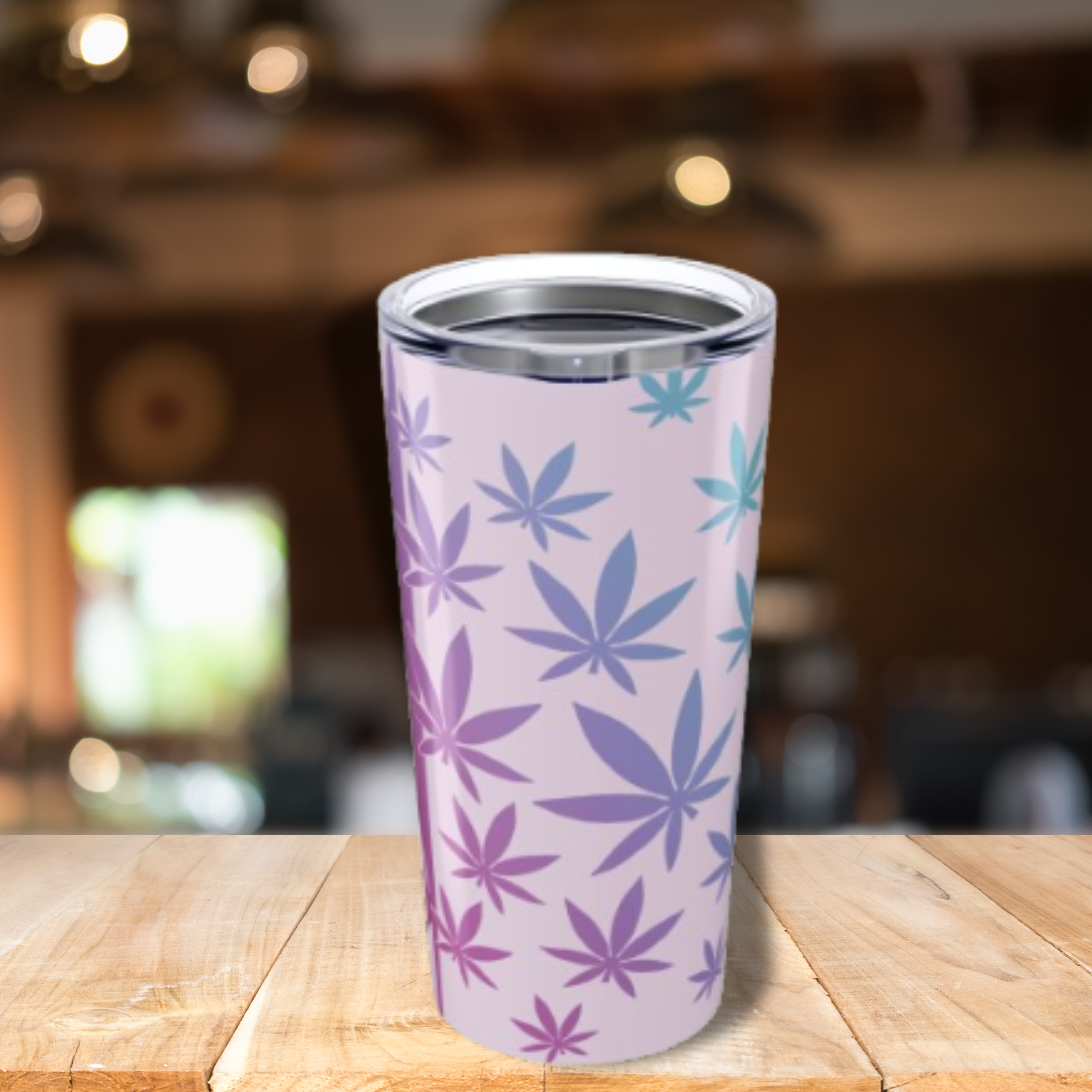 Colorful Leaf Tumbler 20oz - Trendy Cannabis Drinkware for Everyday Use product thumbnail image Colorful Leaf Tumbler 20oz - Trendy Cannabis Drinkware for Everyday Use product thumbnail image