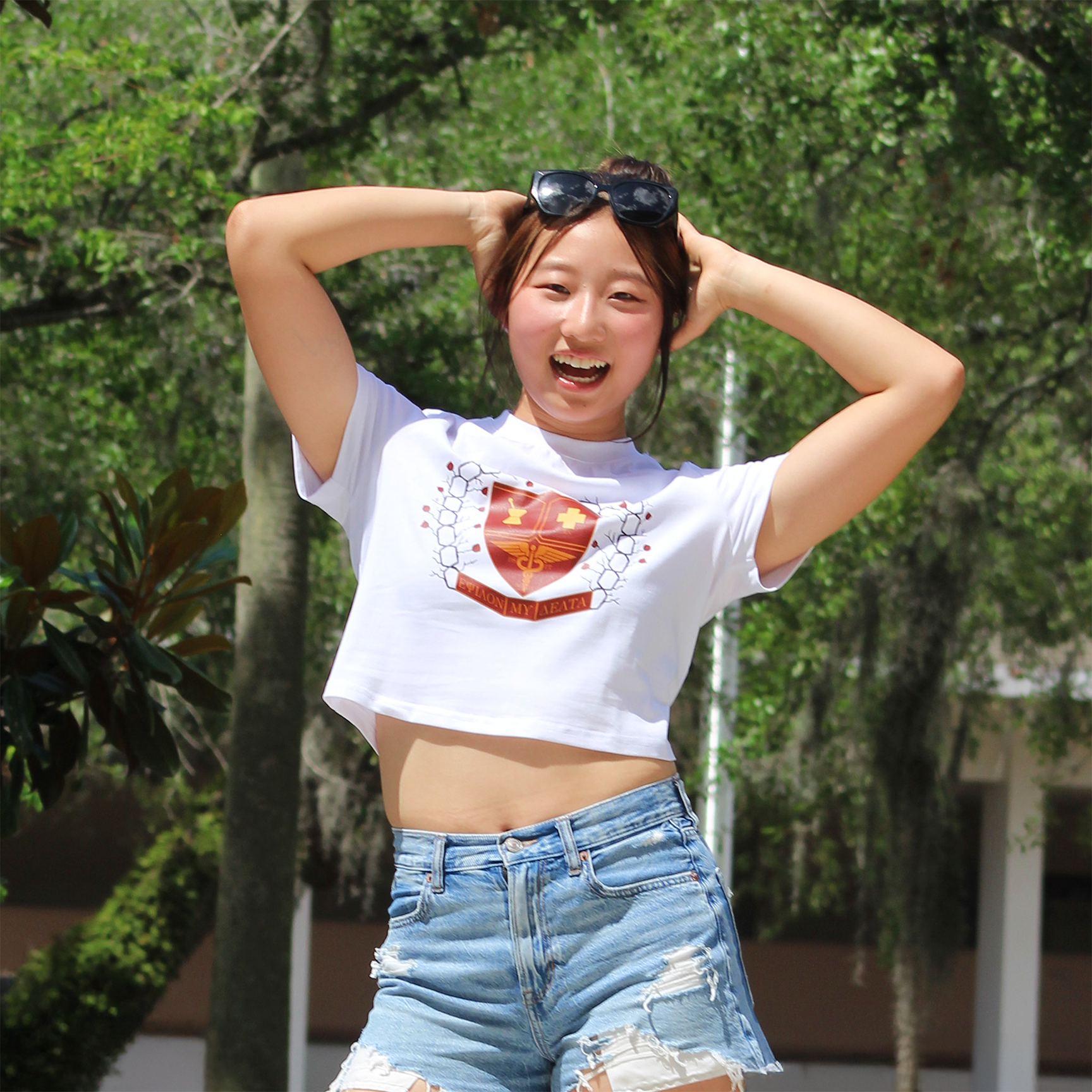 MEΔ Crest Baby Tee product thumbnail image MEΔ Crest Baby Tee product thumbnail image