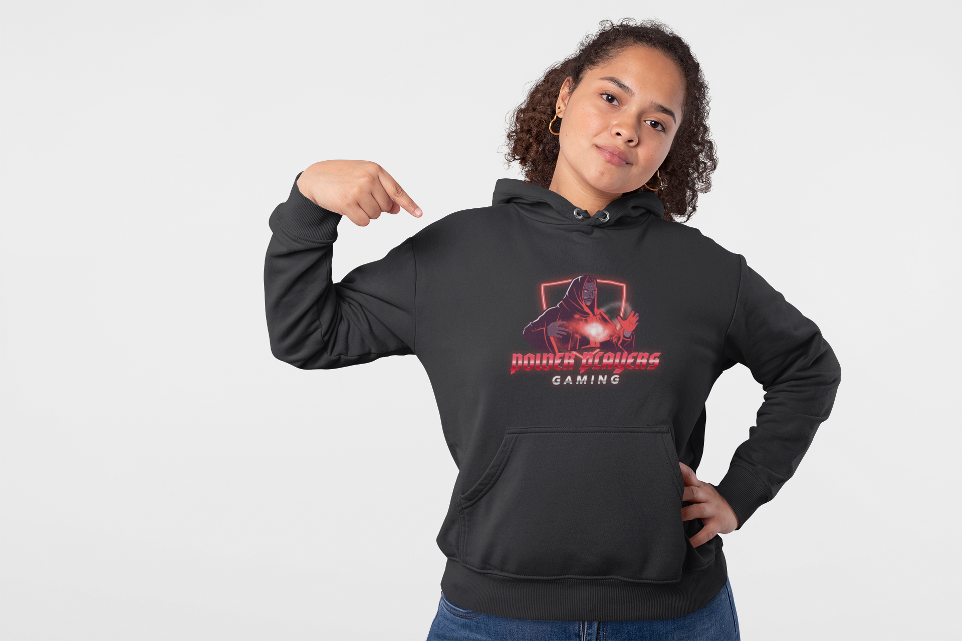 POWER PLAYERS GAMER  Hoodie - NUBLEND® with Controller Design product thumbnail image