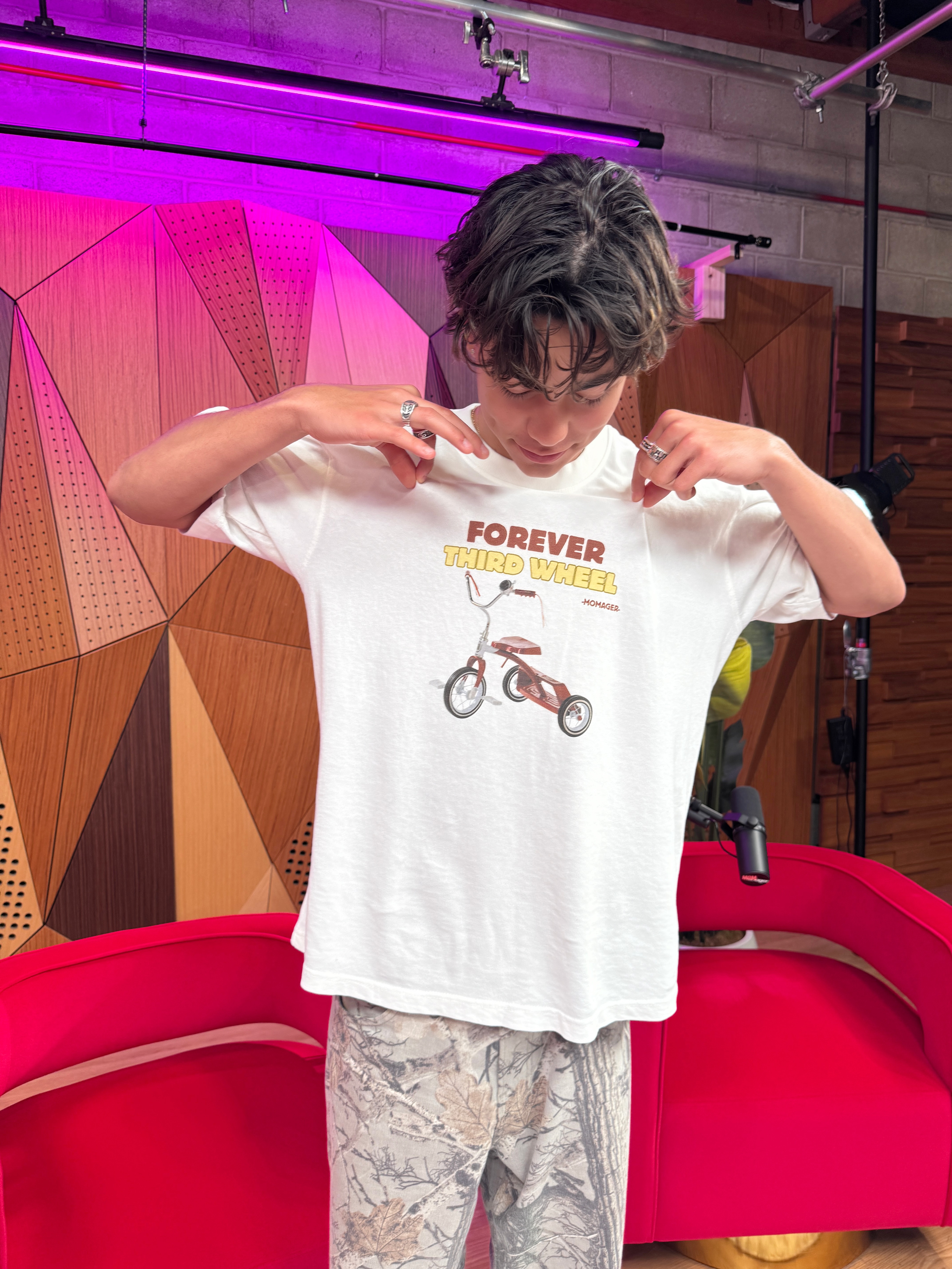 Forever 3rd Wheel Tee product thumbnail image Forever 3rd Wheel Tee product thumbnail image