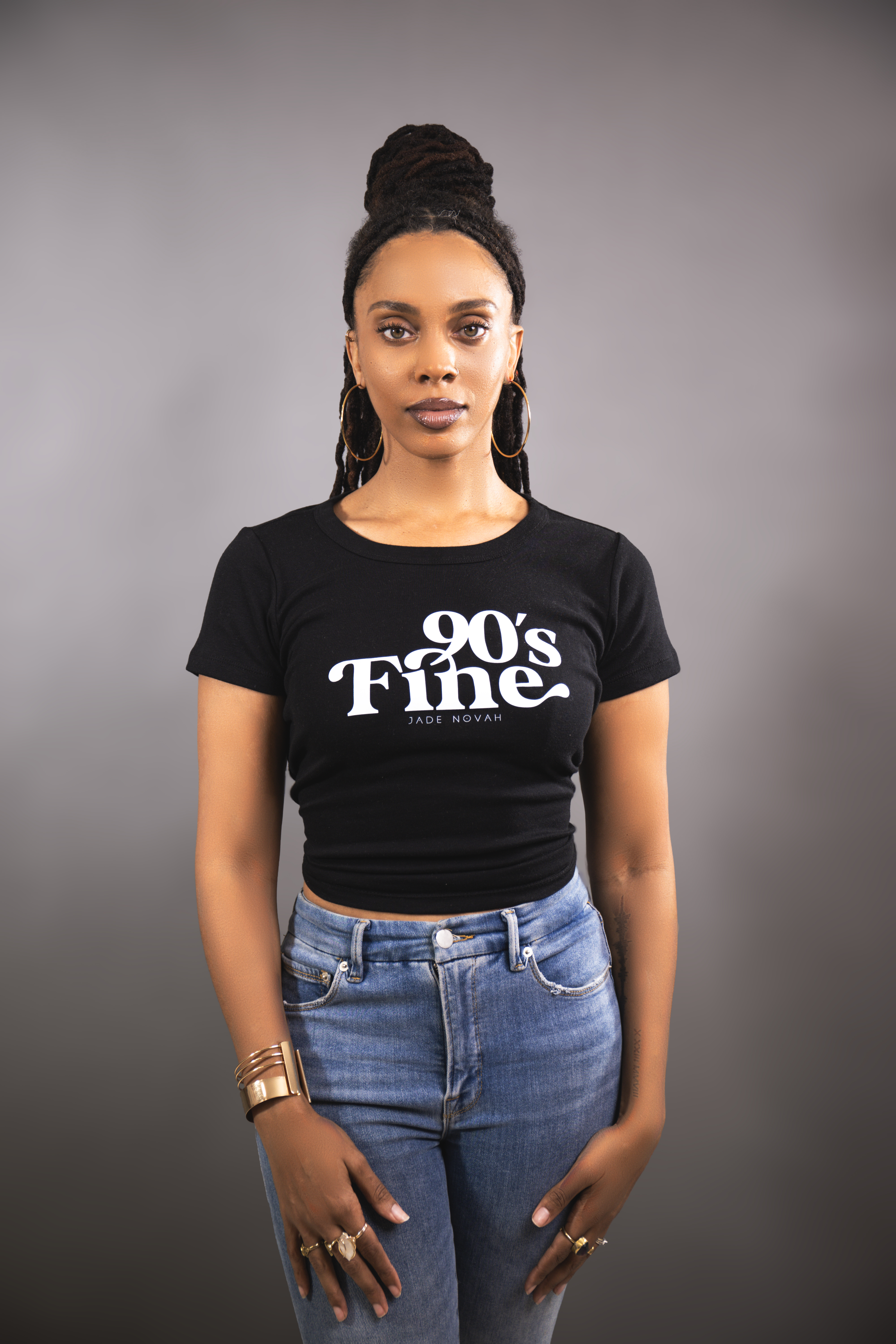 The 90's FINE Baby Tee product thumbnail image The 90's FINE Baby Tee product thumbnail image