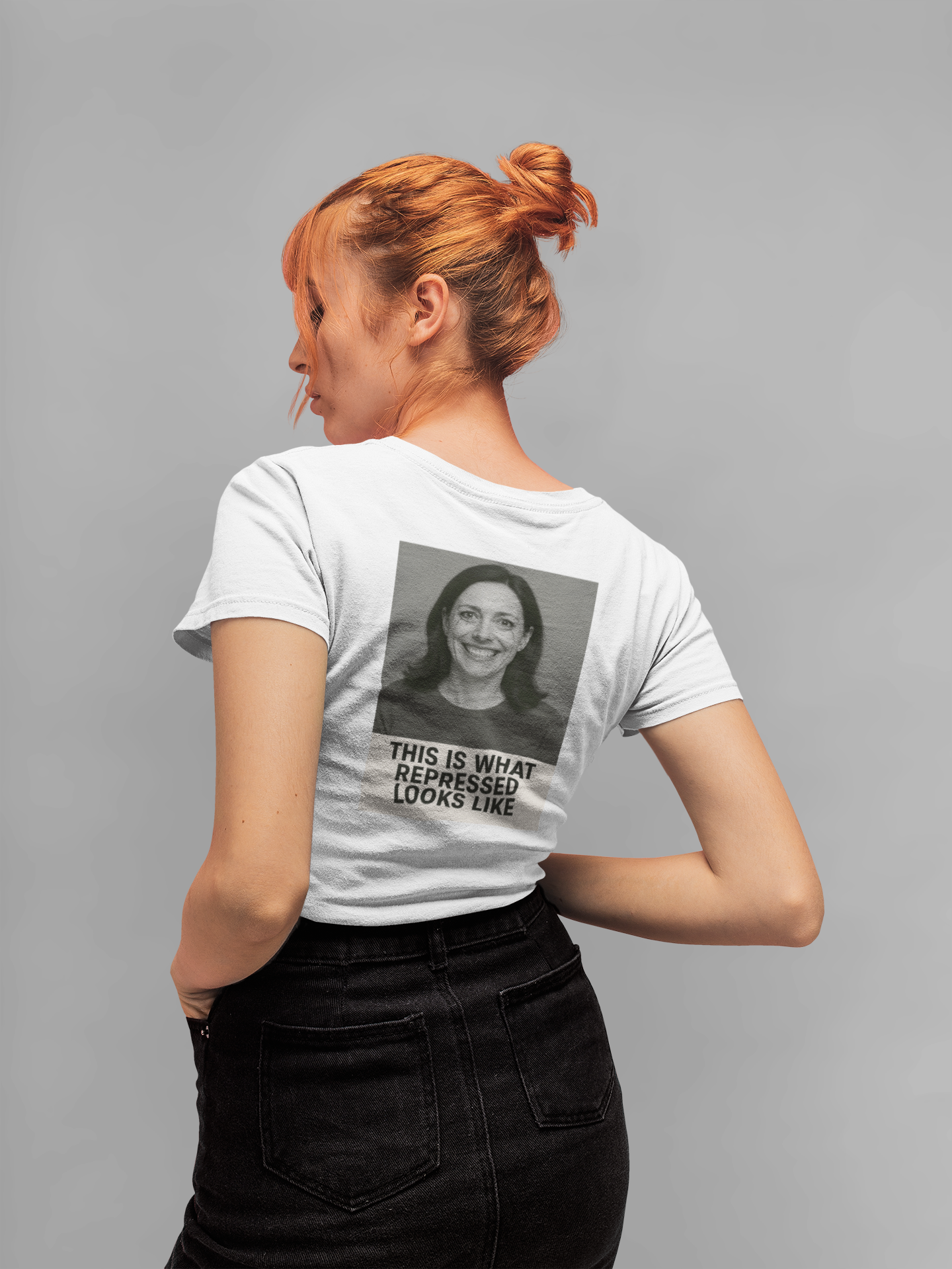 Empowering Women's Tee - This Is What Repressed Looks Like product thumbnail image Empowering Women's Tee - This Is What Repressed Looks Like product thumbnail image