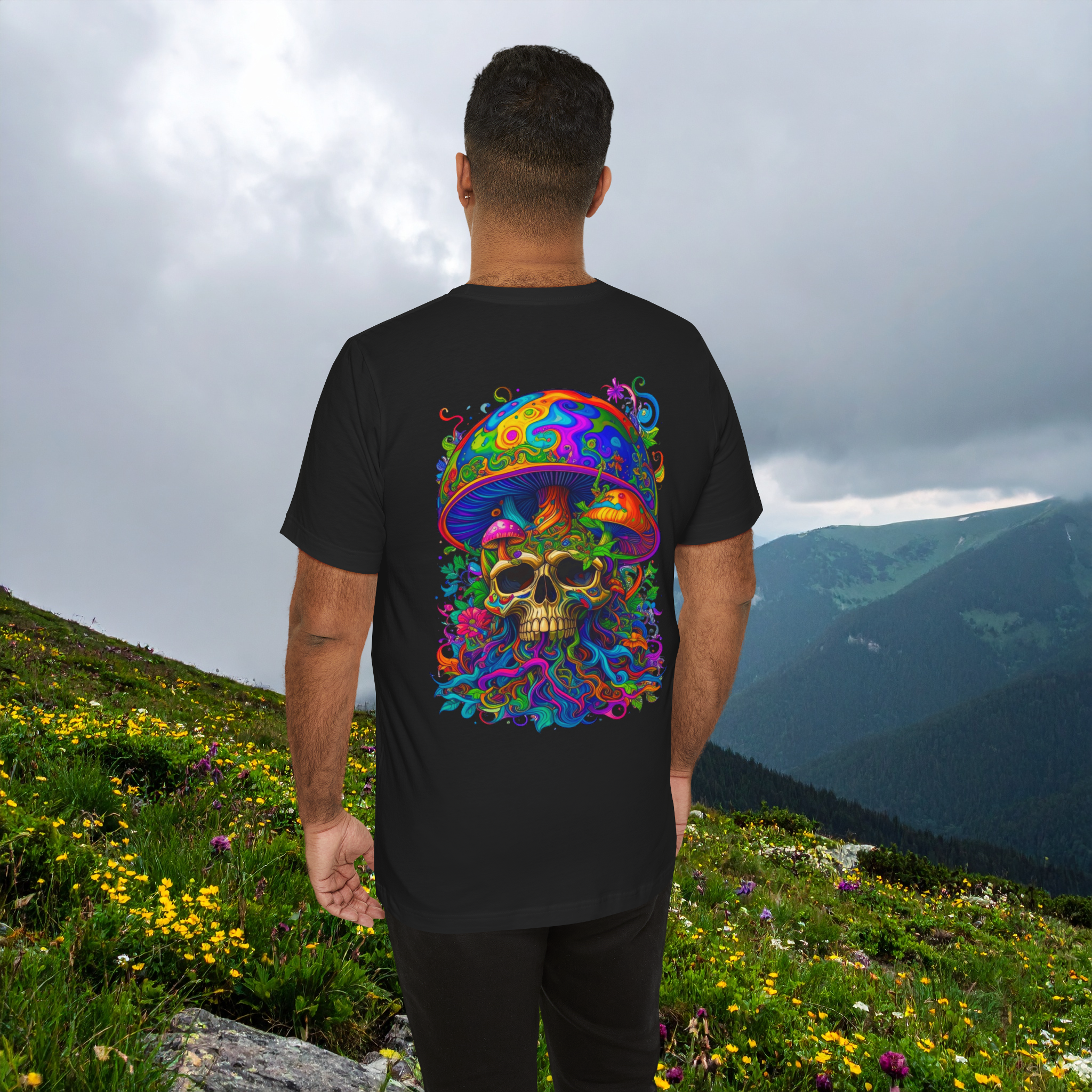 Vibes Trippy Mushroom Skull T-Shirt – Psychedelic Graphic Tee for Raves, Festivals, Nature Lovers, Spiritual Awakening, Boho Hippie Streetwear, Grunge Artcore Aesthetic, Unisex Vaporwave Shroom Shirt, Gift for Free Spirits & Dreamers product thumbnail image Vibes Trippy Mushroom Skull T-Shirt – Psychedelic Graphic Tee for Raves, Festivals, Nature Lovers, Spiritual Awakening, Boho Hippie Streetwear, Grunge Artcore Aesthetic, Unisex Vaporwave Shroom Shirt, Gift for Free Spirits & Dreamers product thumbnail image