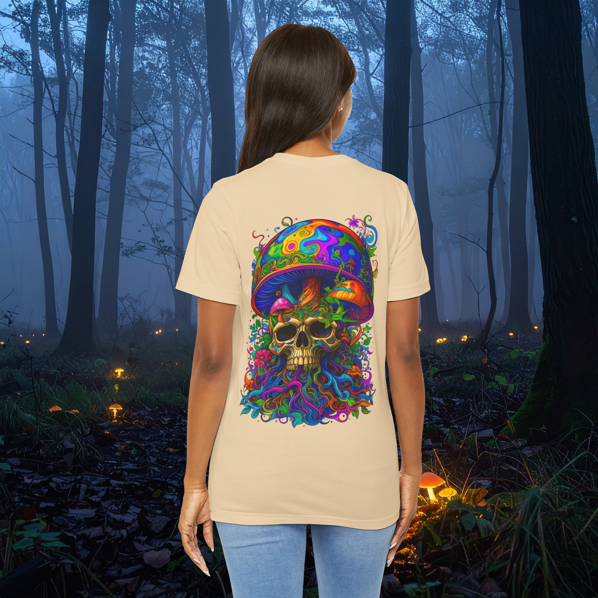 Vibes Trippy Mushroom Skull T-Shirt – Psychedelic Graphic Tee for Raves, Festivals, Nature Lovers, Spiritual Awakening, Boho Hippie Streetwear, Grunge Artcore Aesthetic, Unisex Vaporwave Shroom Shirt, Gift for Free Spirits & Dreamers product thumbnail image Vibes Trippy Mushroom Skull T-Shirt – Psychedelic Graphic Tee for Raves, Festivals, Nature Lovers, Spiritual Awakening, Boho Hippie Streetwear, Grunge Artcore Aesthetic, Unisex Vaporwave Shroom Shirt, Gift for Free Spirits & Dreamers product thumbnail image