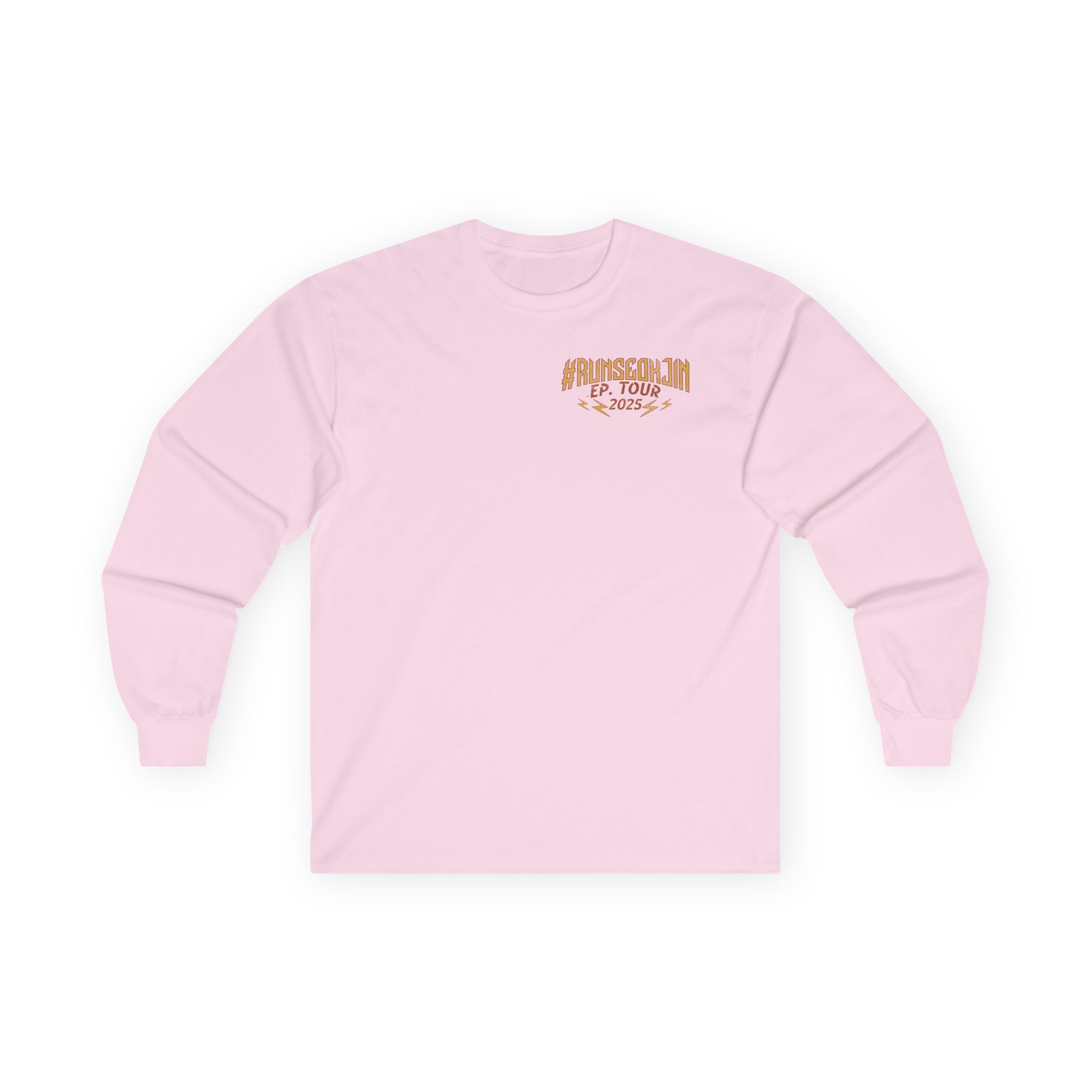 Jin Solo Tour Unisex Long Sleeve Tee, Printed on Front and Back, Designed for Army, by Army product thumbnail image Jin Solo Tour Unisex Long Sleeve Tee, Printed on Front and Back, Designed for Army, by Army product thumbnail image