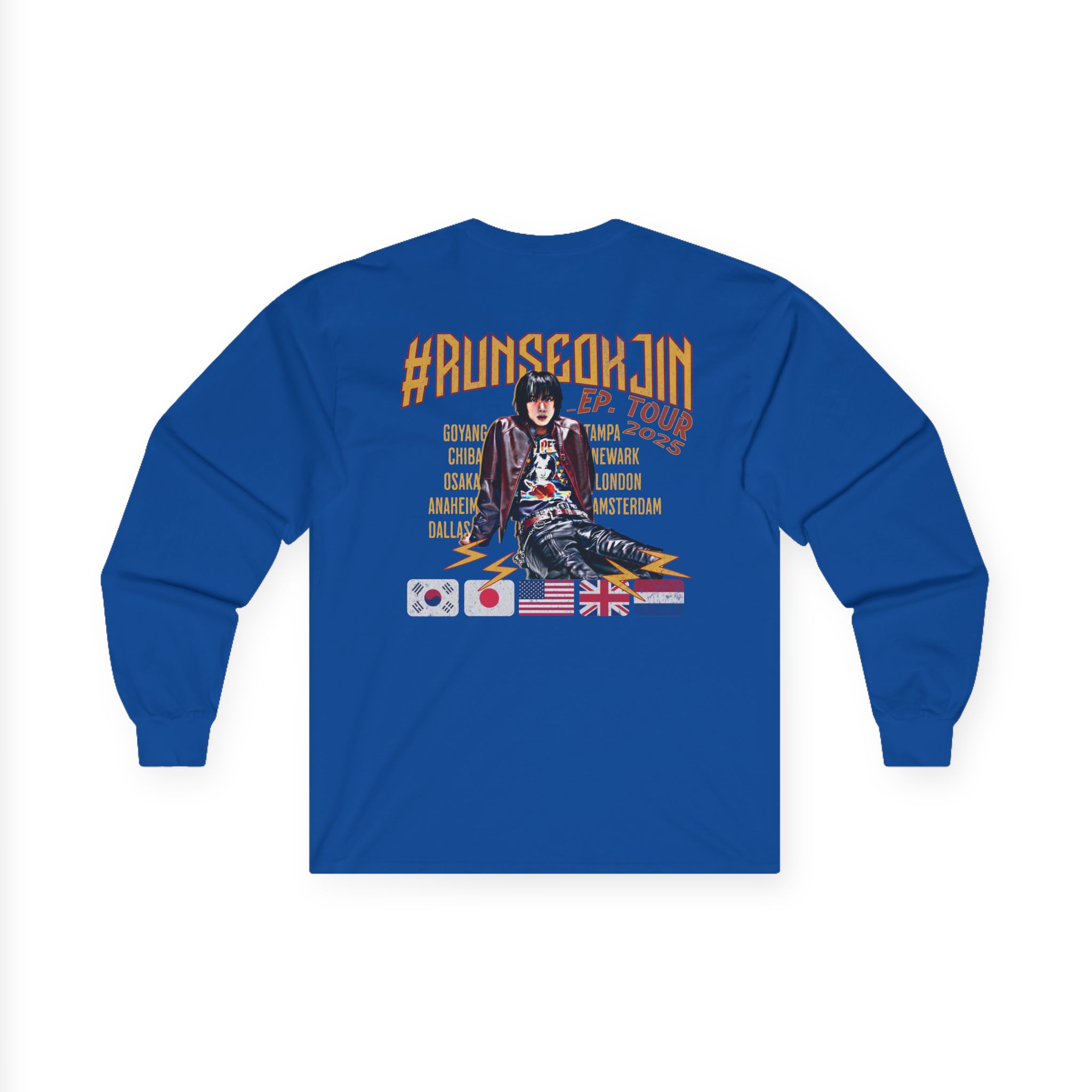Jin Solo Tour Unisex Long Sleeve Tee, Printed on Front and Back, Designed for Army, by Army product thumbnail image