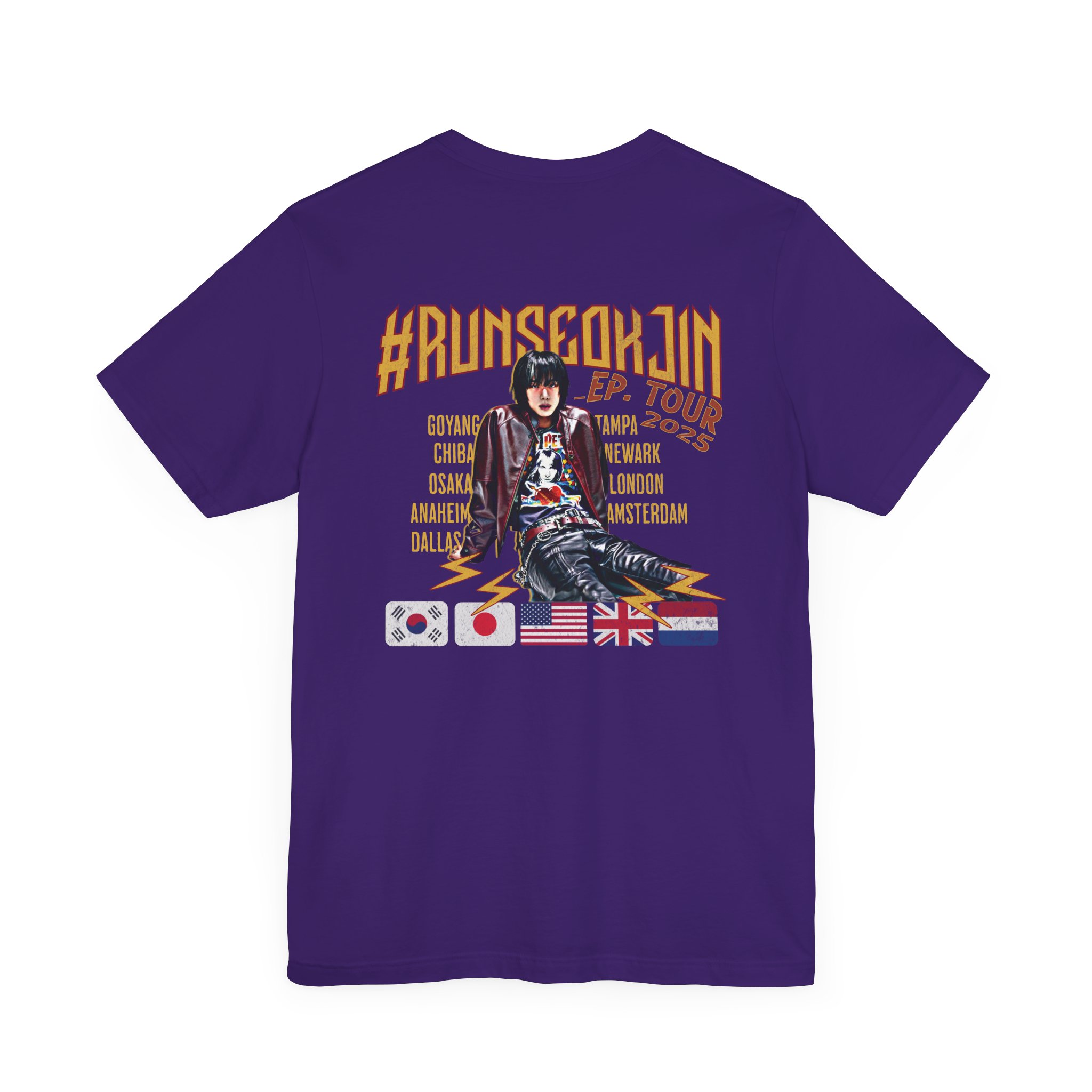 Jin Solo Tour Unisex Tee, Printed on Front and Back, Designed for Army, by Army product thumbnail image
