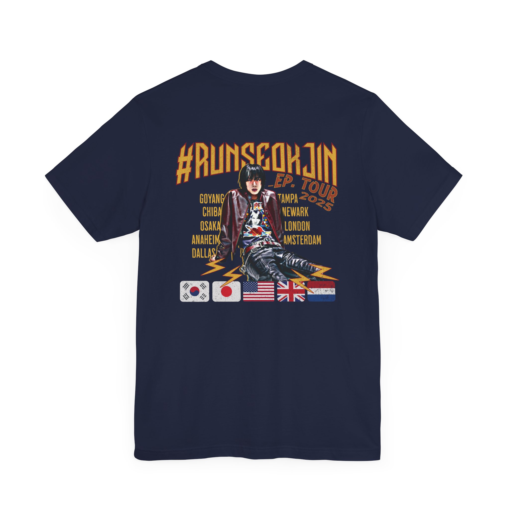Jin Solo Tour Unisex Tee, Printed on Front and Back, Designed for Army, by Army product thumbnail image