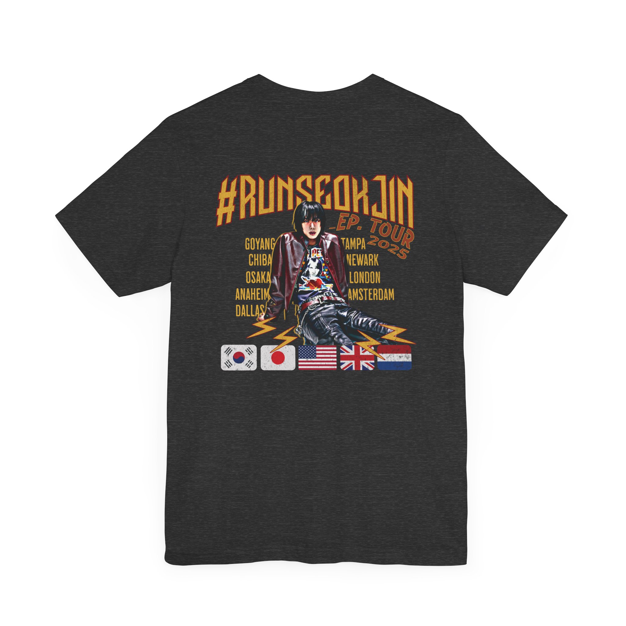 Jin Solo Tour Unisex Tee, Printed on Front and Back, Designed for Army, by Army product thumbnail image