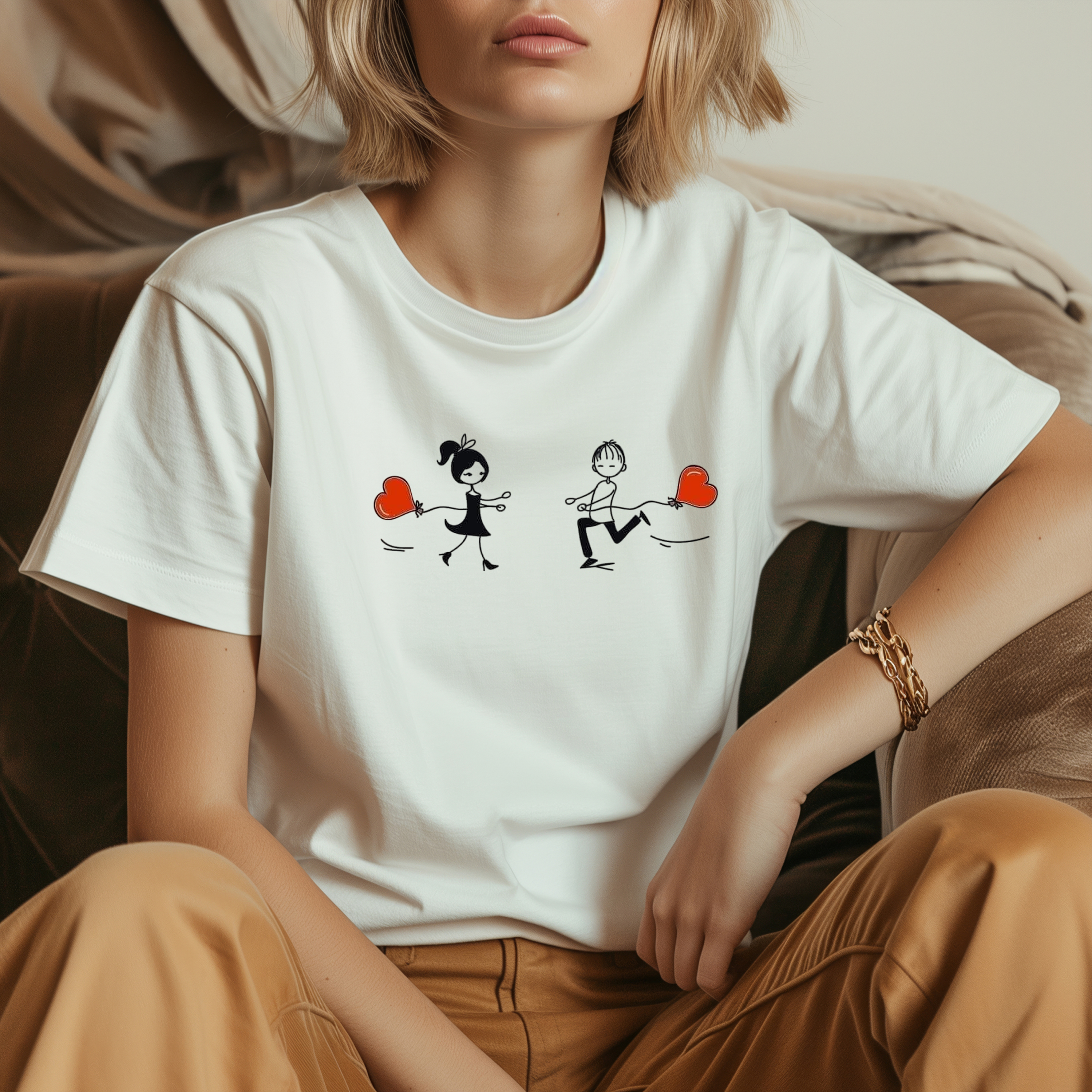 Cute Couple Heart Sweatshirt - Unisex Heavy Blend™ Crewneck product thumbnail image Cute Couple Heart Sweatshirt - Unisex Heavy Blend™ Crewneck product thumbnail image