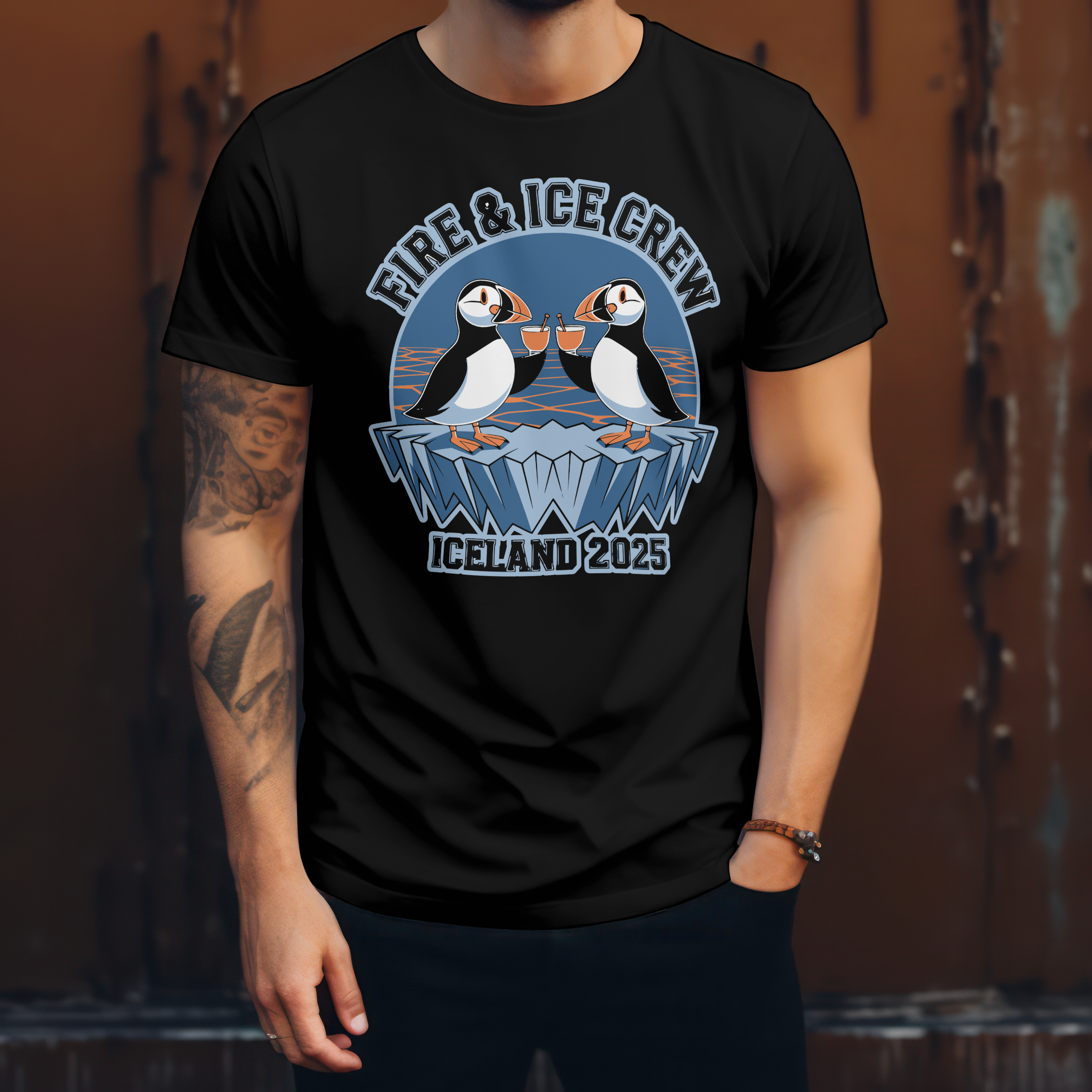 Fire & Ice Crew Unisex T-Shirt - Fun Iceland 2025 Design, Vacation Destination Shirt, Iceland Destination Tee, Bucket List Wish List Tshirt product thumbnail image Fire & Ice Crew Unisex T-Shirt - Fun Iceland 2025 Design, Vacation Destination Shirt, Iceland Destination Tee, Bucket List Wish List Tshirt product thumbnail image