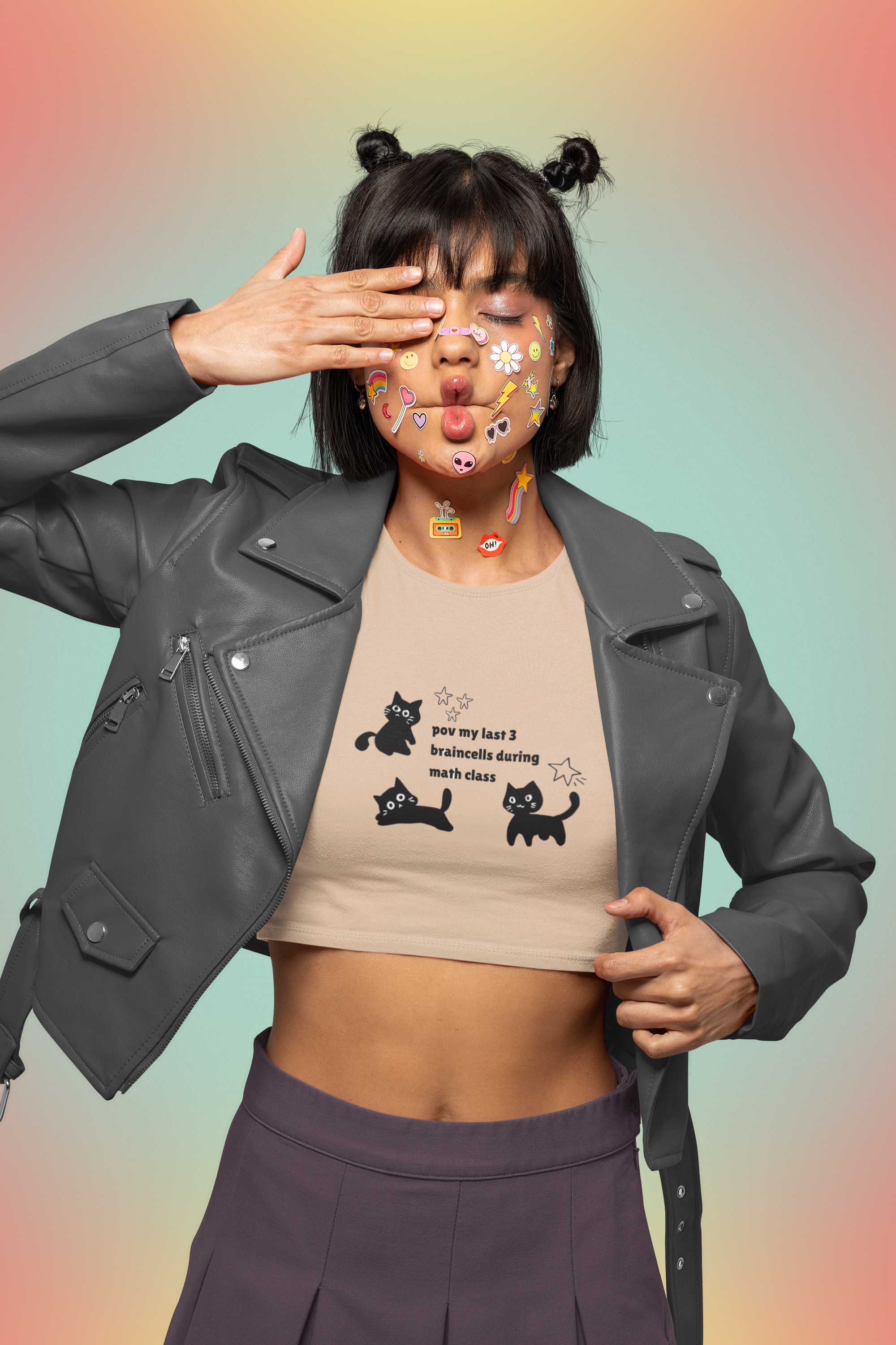 My Last 3 Braincells Crop Top