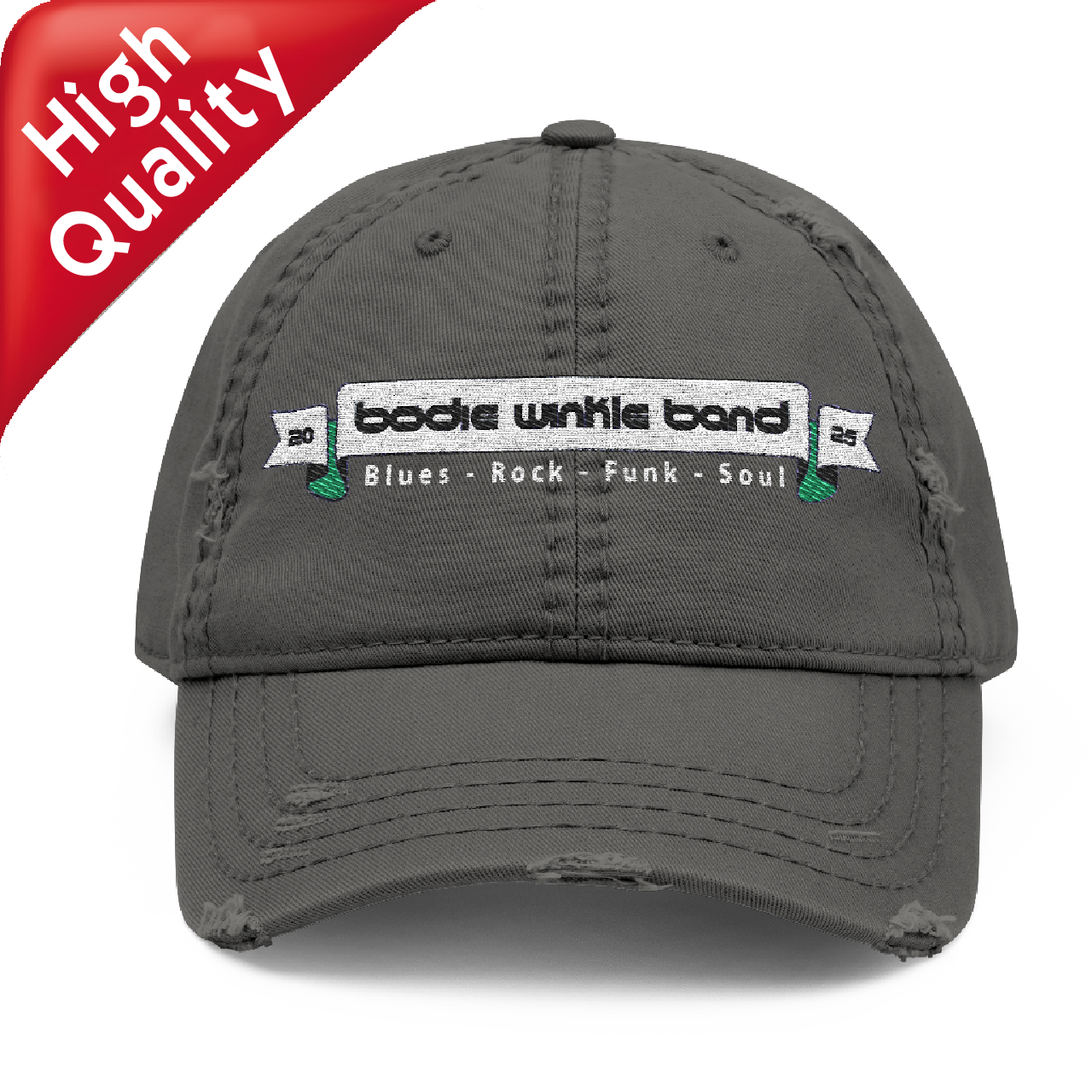 Bodie Winkle Band Distressed Dad Hat (Embroidery) product thumbnail image
