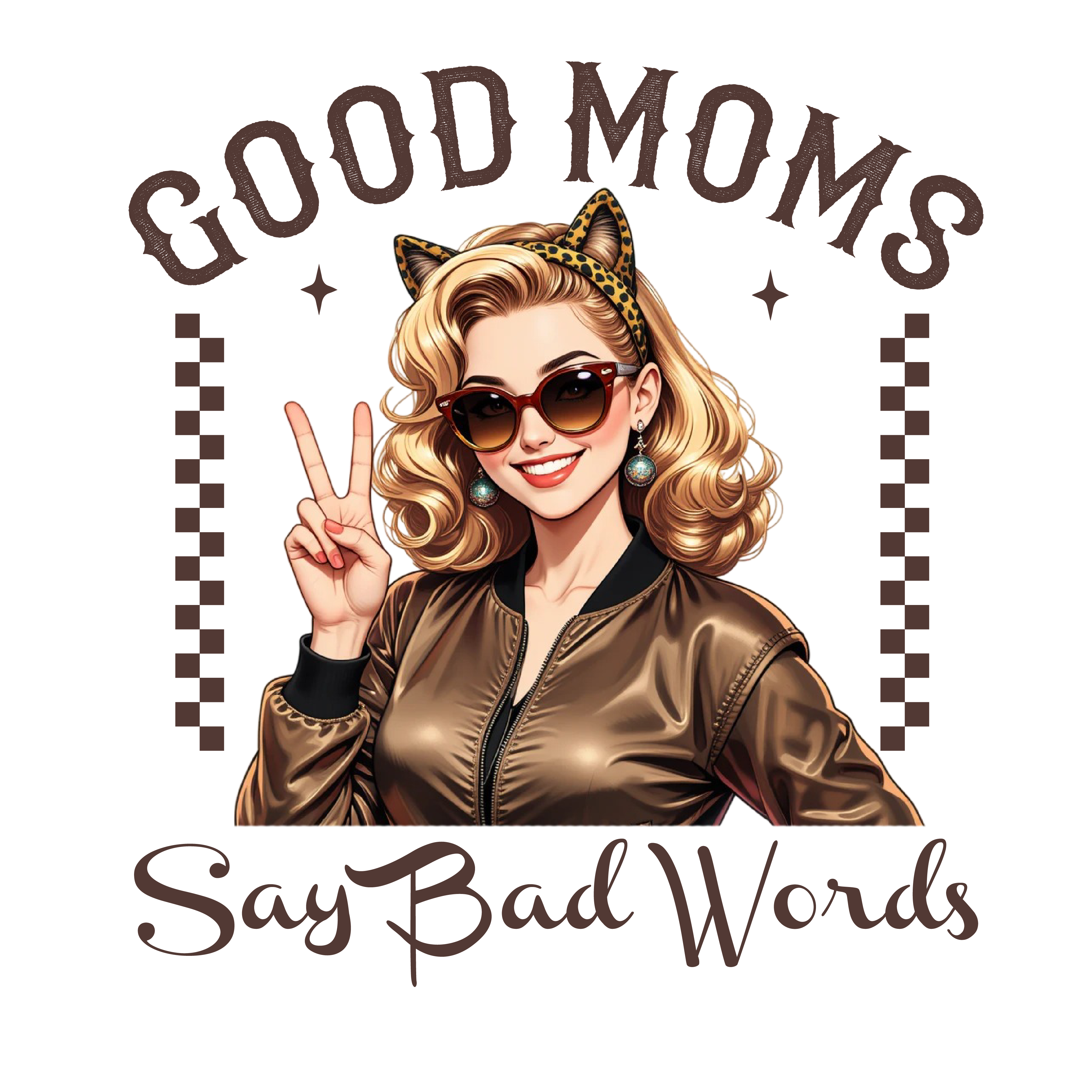 Good Moms Say Bad Words T-Shirt product thumbnail image