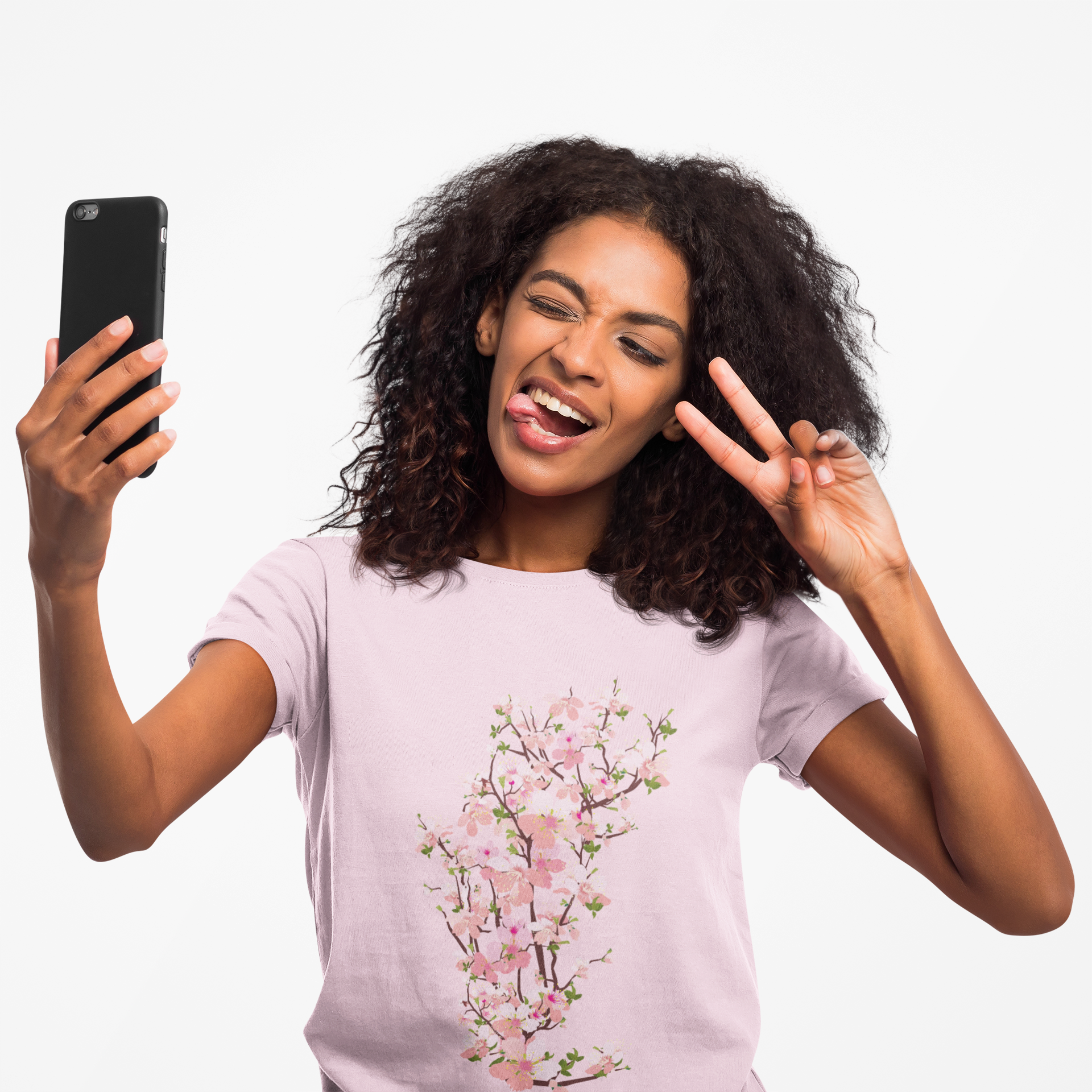 Cherry Blossom Unisex Heavy Cotton Tee - Spring Floral Graphic T-Shirt product thumbnail image Cherry Blossom Unisex Heavy Cotton Tee - Spring Floral Graphic T-Shirt product thumbnail image