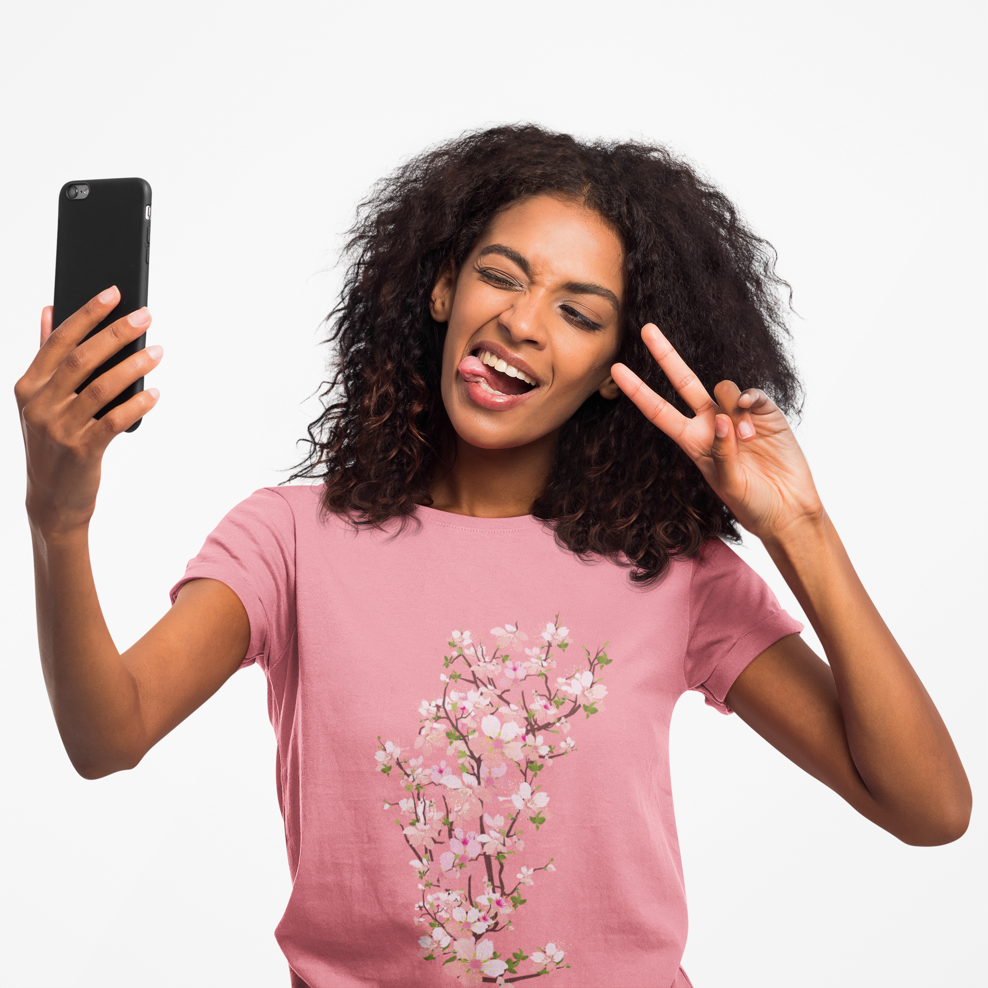 Cherry Blossom Unisex Heavy Cotton Tee - Spring Floral Graphic T-Shirt product thumbnail image Cherry Blossom Unisex Heavy Cotton Tee - Spring Floral Graphic T-Shirt product thumbnail image