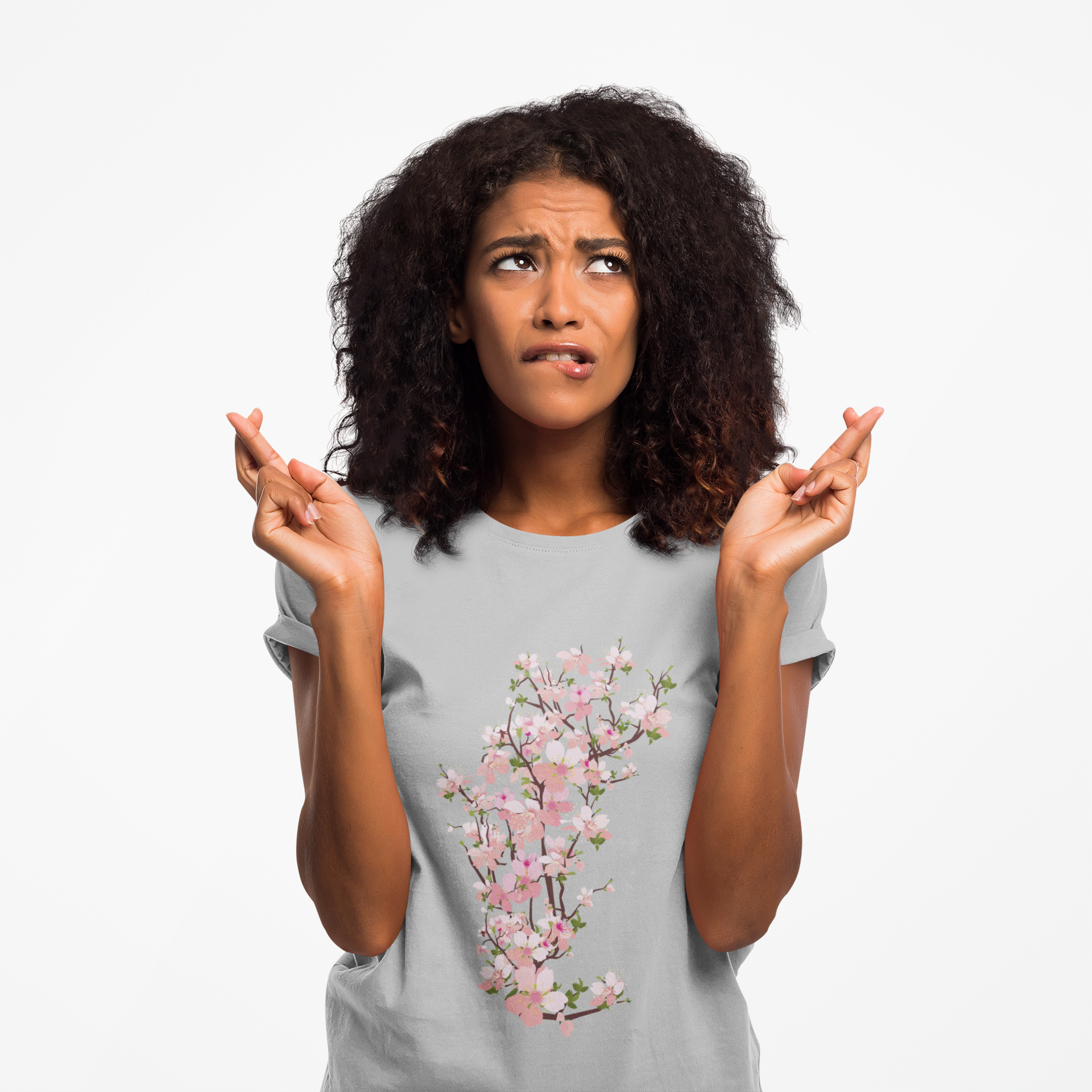 Cherry Blossom Unisex Heavy Cotton Tee - Spring Floral Graphic T-Shirt product thumbnail image Cherry Blossom Unisex Heavy Cotton Tee - Spring Floral Graphic T-Shirt product thumbnail image