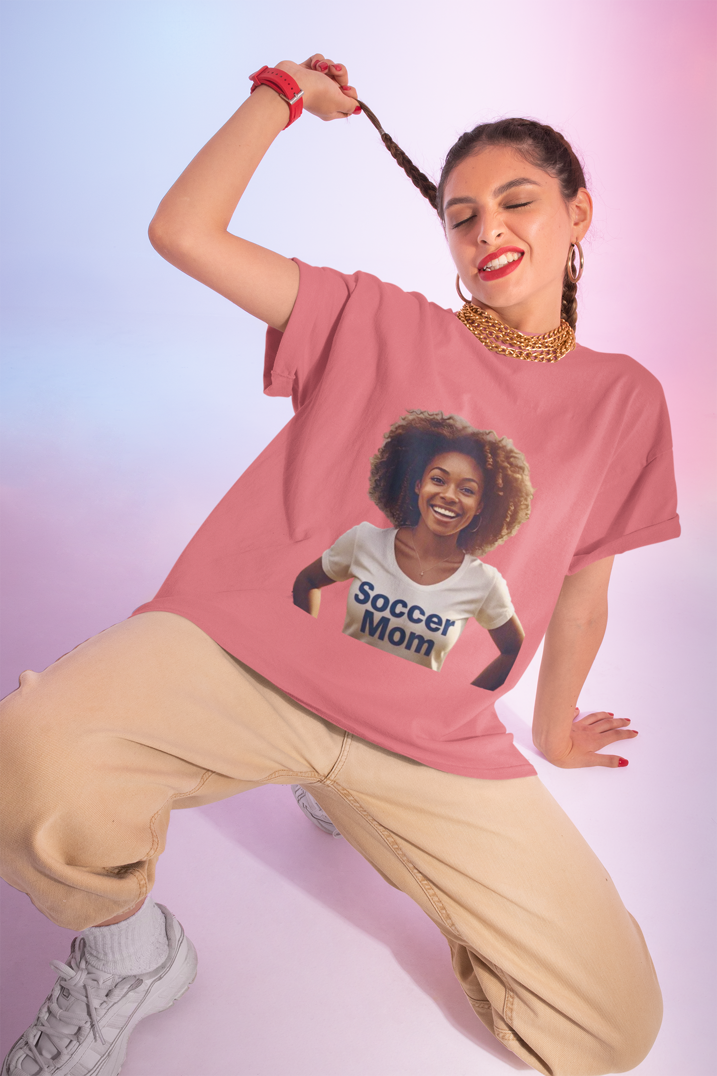 Soccer Moms Tee - Unisex T-Shirt great gift for mom product thumbnail image Soccer Moms Tee - Unisex T-Shirt great gift for mom product thumbnail image