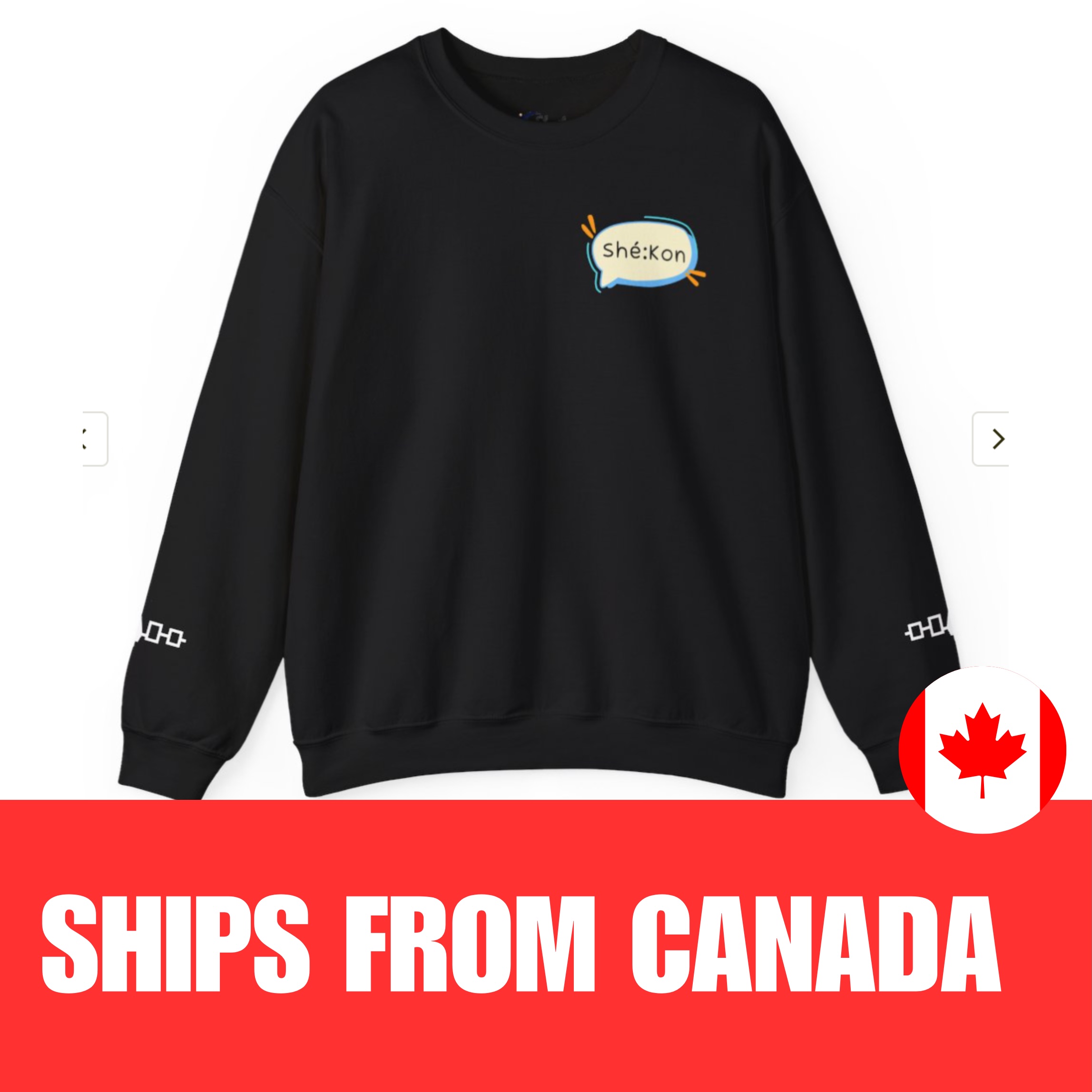 Mohawk Language Hello Unisex Heavy Blend Crewneck Sweatshirt - Haudenosaunee Languages, Indigenous, First Nations, Ships from Canada Mohawk Language Hello Unisex Heavy Blend Crewneck Sweatshirt - Haudenosaunee Languages, Indigenous, First Nations, Ships from Canada