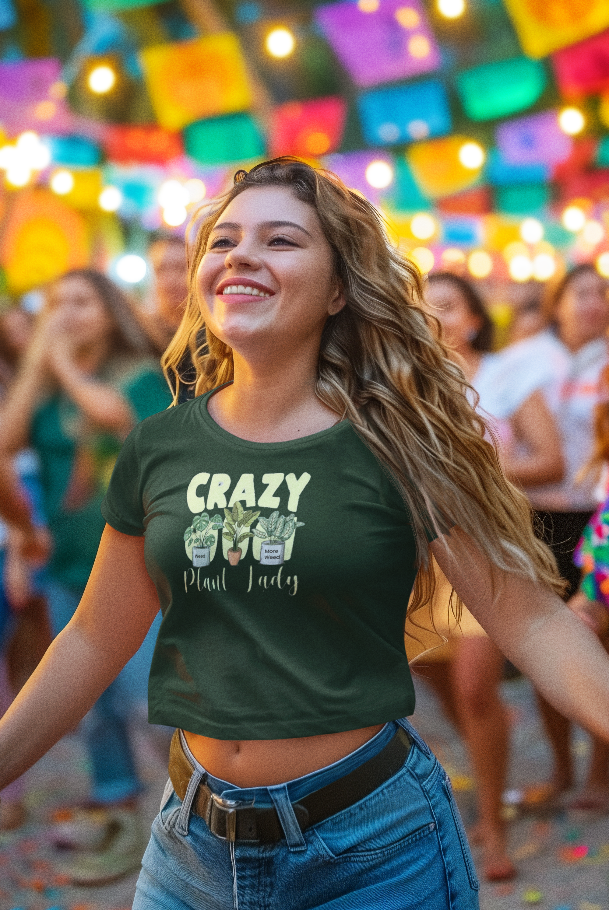 Crazy Plant Lady T-Shirt - Fun Gardening Tee for Plant Lovers product thumbnail image