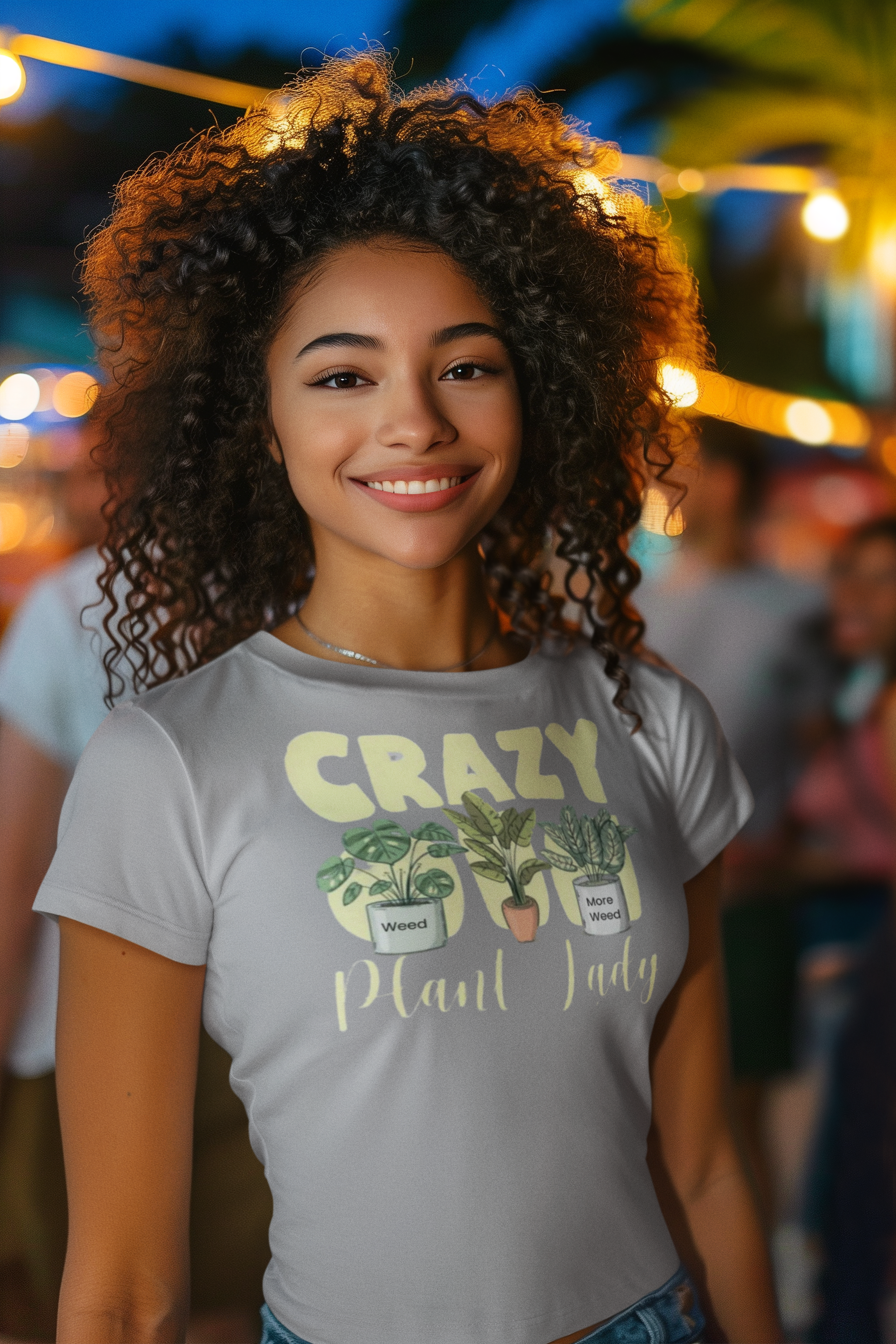 Crazy Plant Lady T-Shirt - Fun Gardening Tee for Plant Lovers product thumbnail image