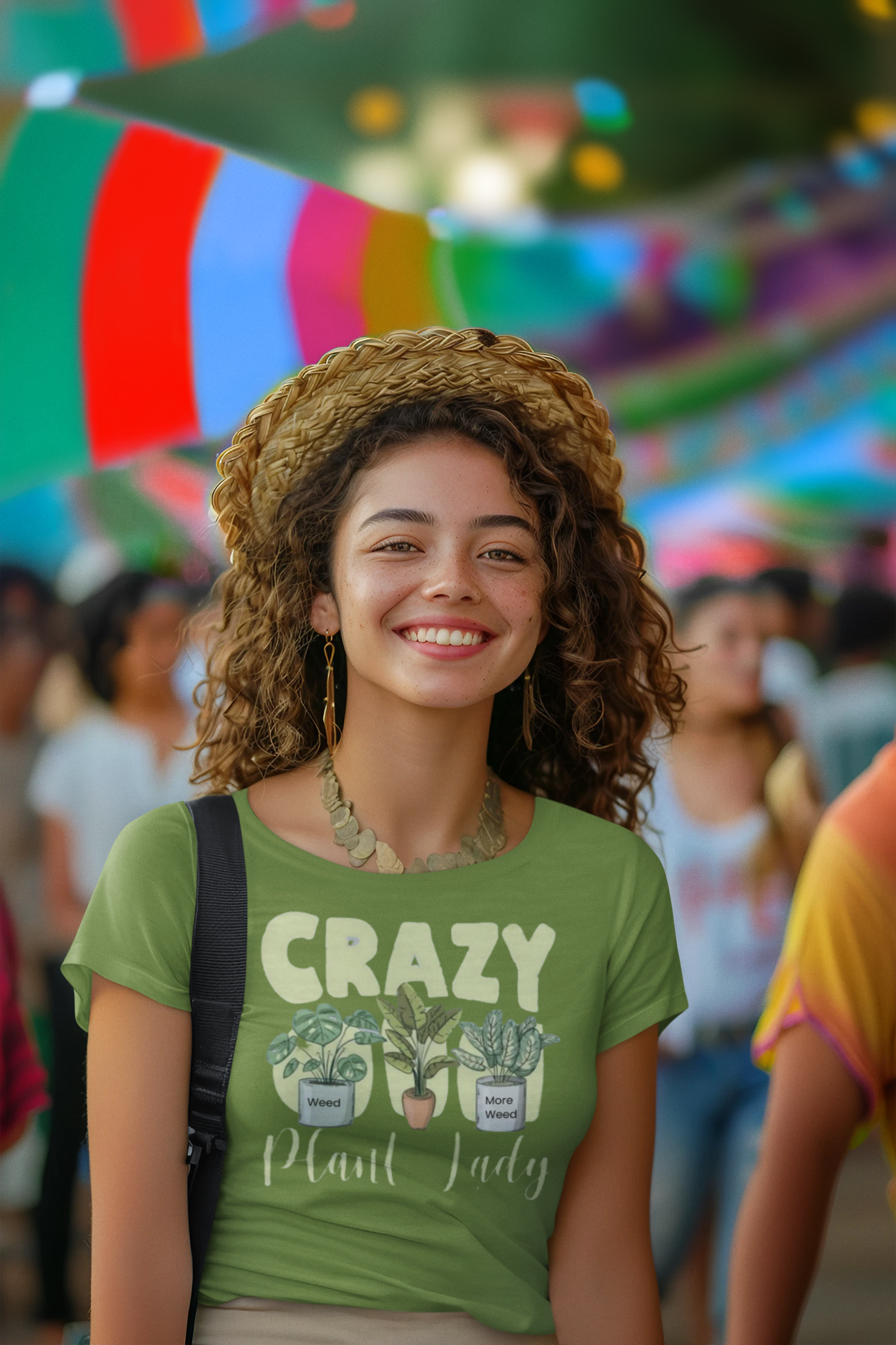 Crazy Plant Lady T-Shirt - Fun Gardening Tee for Plant Lovers product thumbnail image