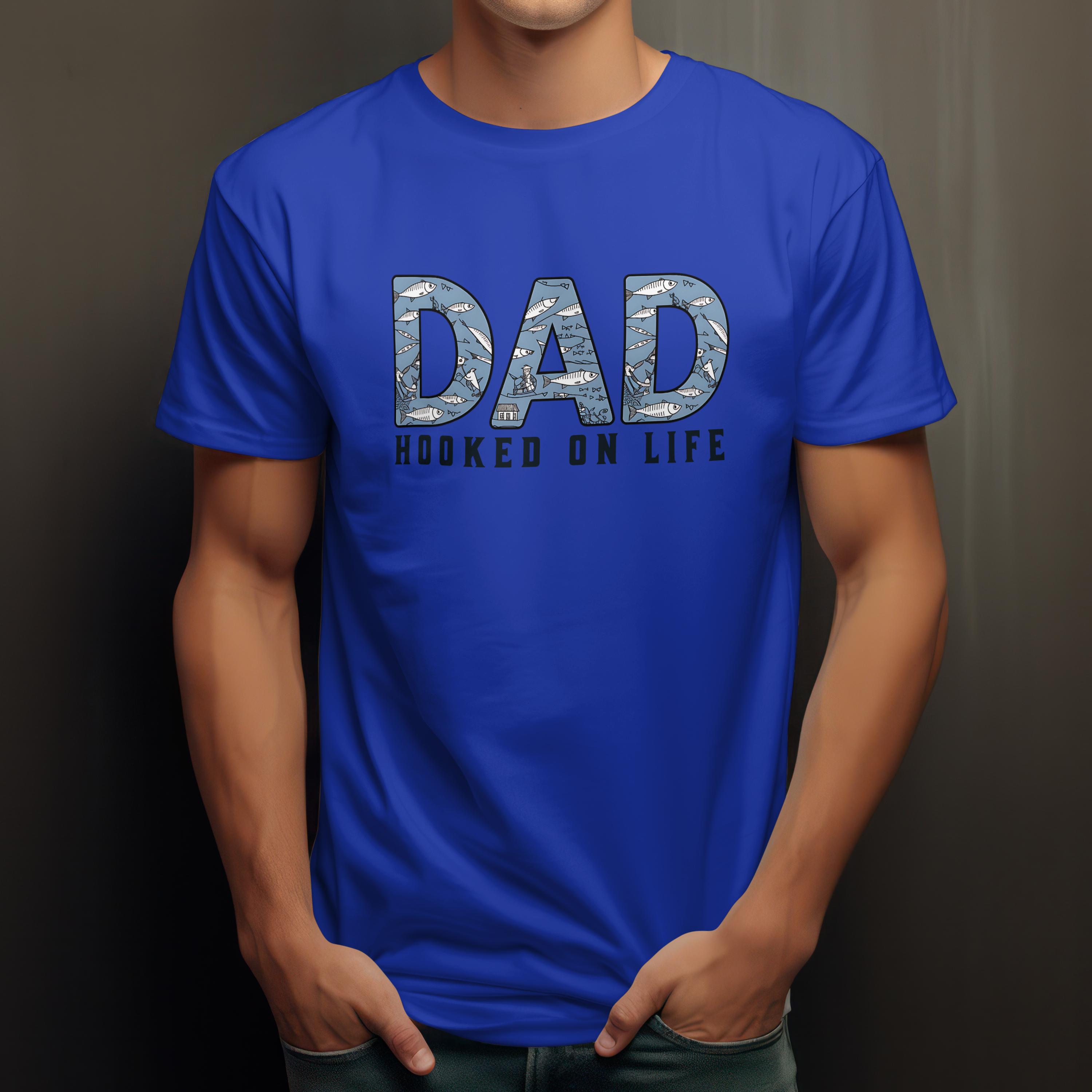 Dad Hooked on Life T-Shirt – Unisex Softstyle Tee for Dads | Perfect Gift for Father's Day or Casual Wear, Dad Fishing Father's Day Shirt product thumbnail image Dad Hooked on Life T-Shirt – Unisex Softstyle Tee for Dads | Perfect Gift for Father's Day or Casual Wear, Dad Fishing Father's Day Shirt product thumbnail image