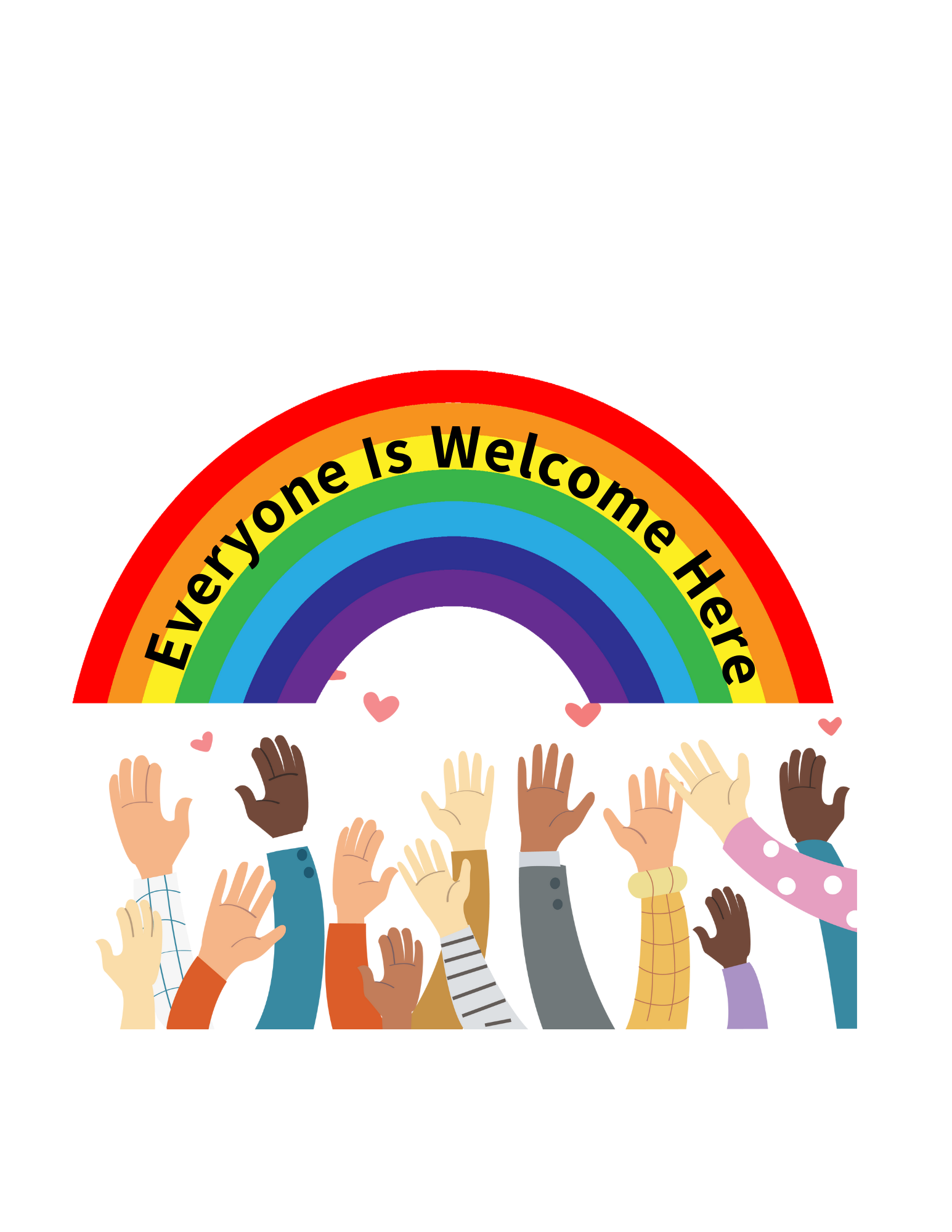 Everyone Is Welcome Here Unisex T-Shirt product thumbnail image Everyone Is Welcome Here Unisex T-Shirt product thumbnail image