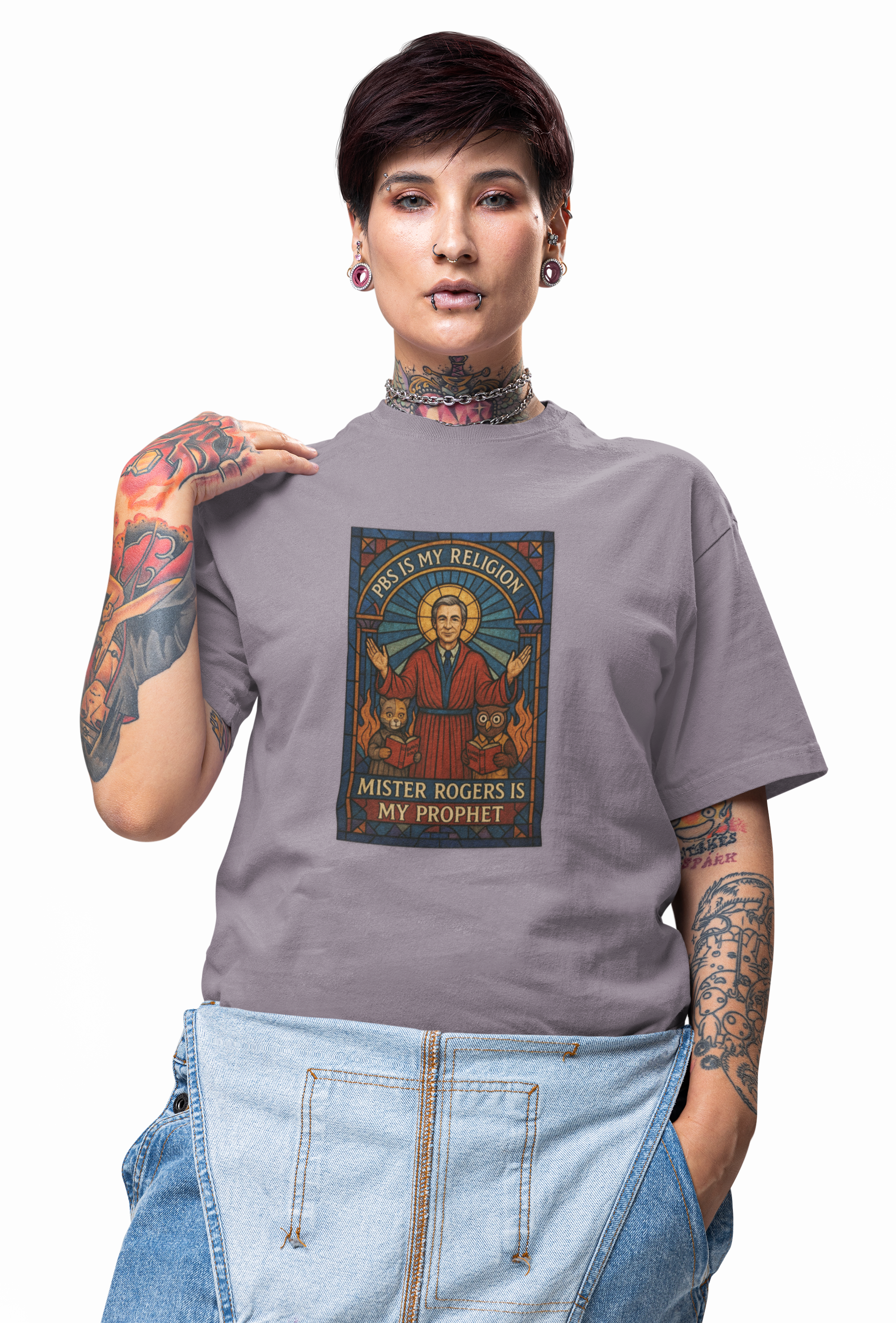 Mister Rogers Kindness Community Unisex T-Shirt product thumbnail image Mister Rogers Kindness Community Unisex T-Shirt product thumbnail image