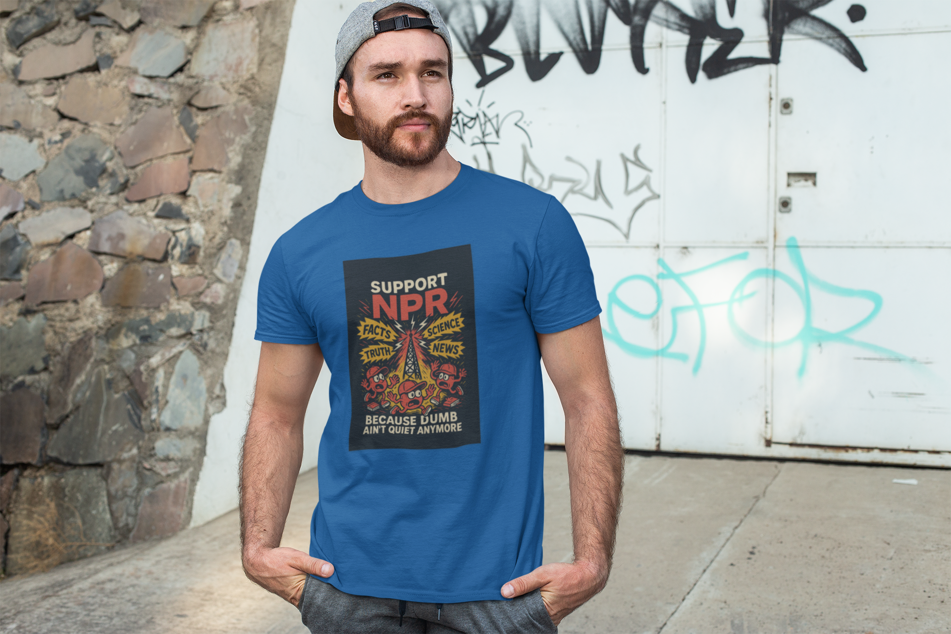 NPR Support Unisex T-Shirt - Facts Science Truth News product thumbnail image NPR Support Unisex T-Shirt - Facts Science Truth News product thumbnail image