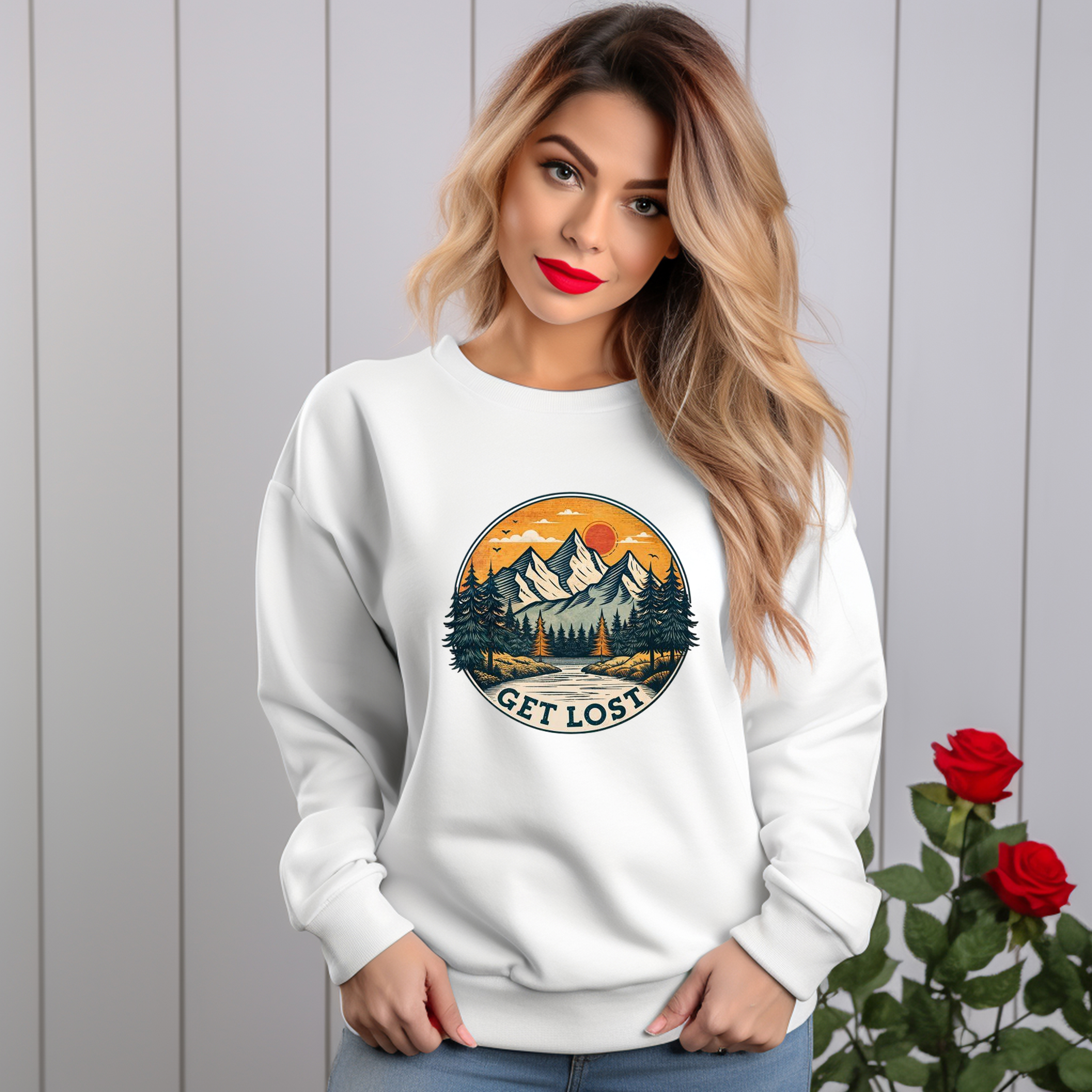 Get Lost Unisex Garment-Dyed T-Shirt | Adventure Vibes Outdoor Tee product thumbnail image Get Lost Unisex Garment-Dyed T-Shirt | Adventure Vibes Outdoor Tee product thumbnail image