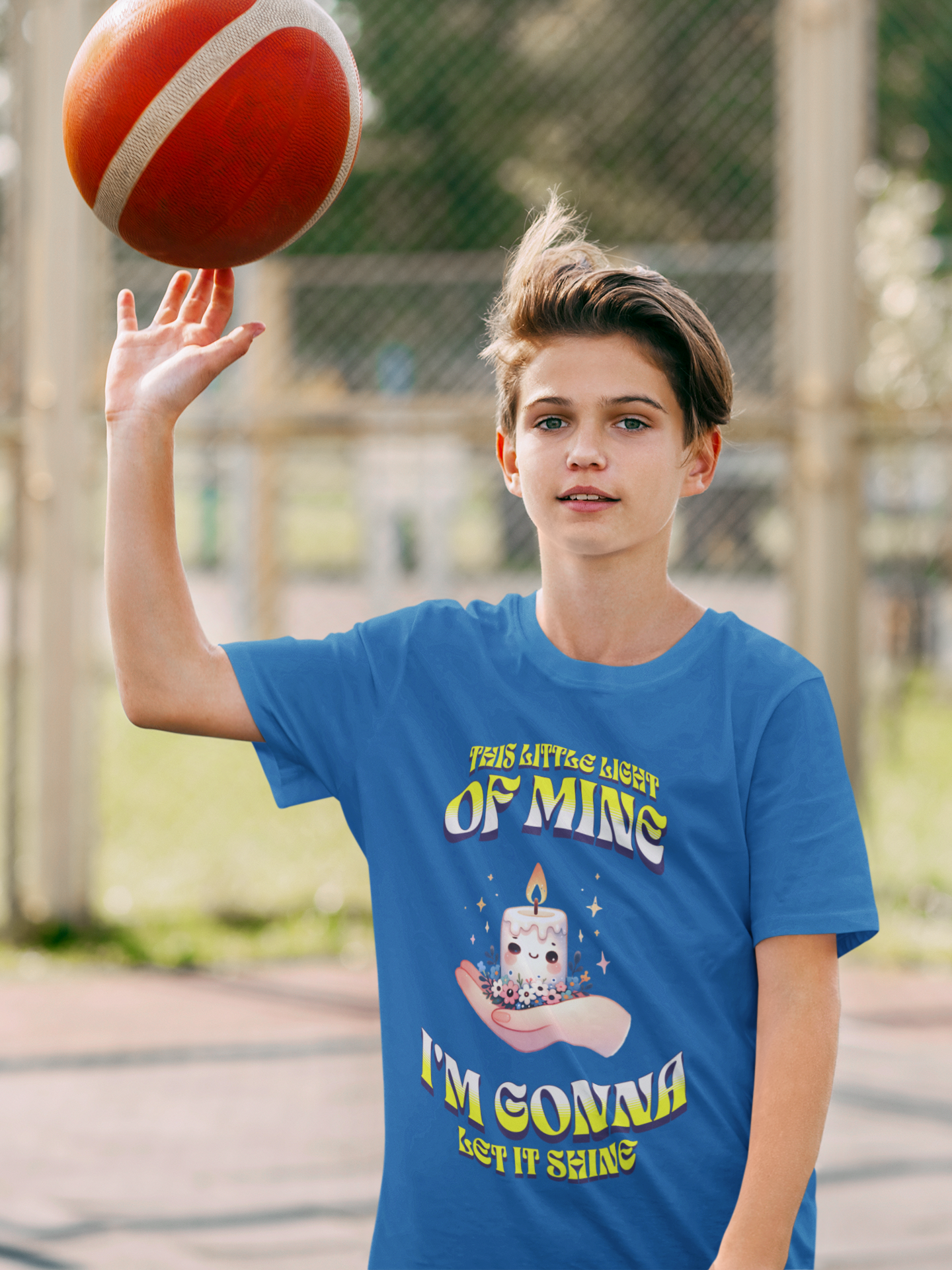 Kids Inspirational Tee - 'This Little Light of Mine' Design product thumbnail image Kids Inspirational Tee - 'This Little Light of Mine' Design product thumbnail image