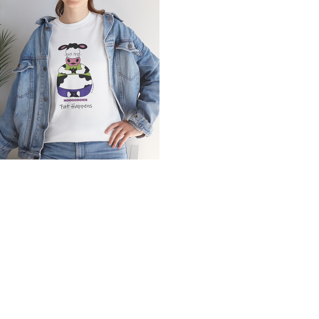Carla The Curvy Cow -  Unisex Moisture Wicking Tee product thumbnail image
