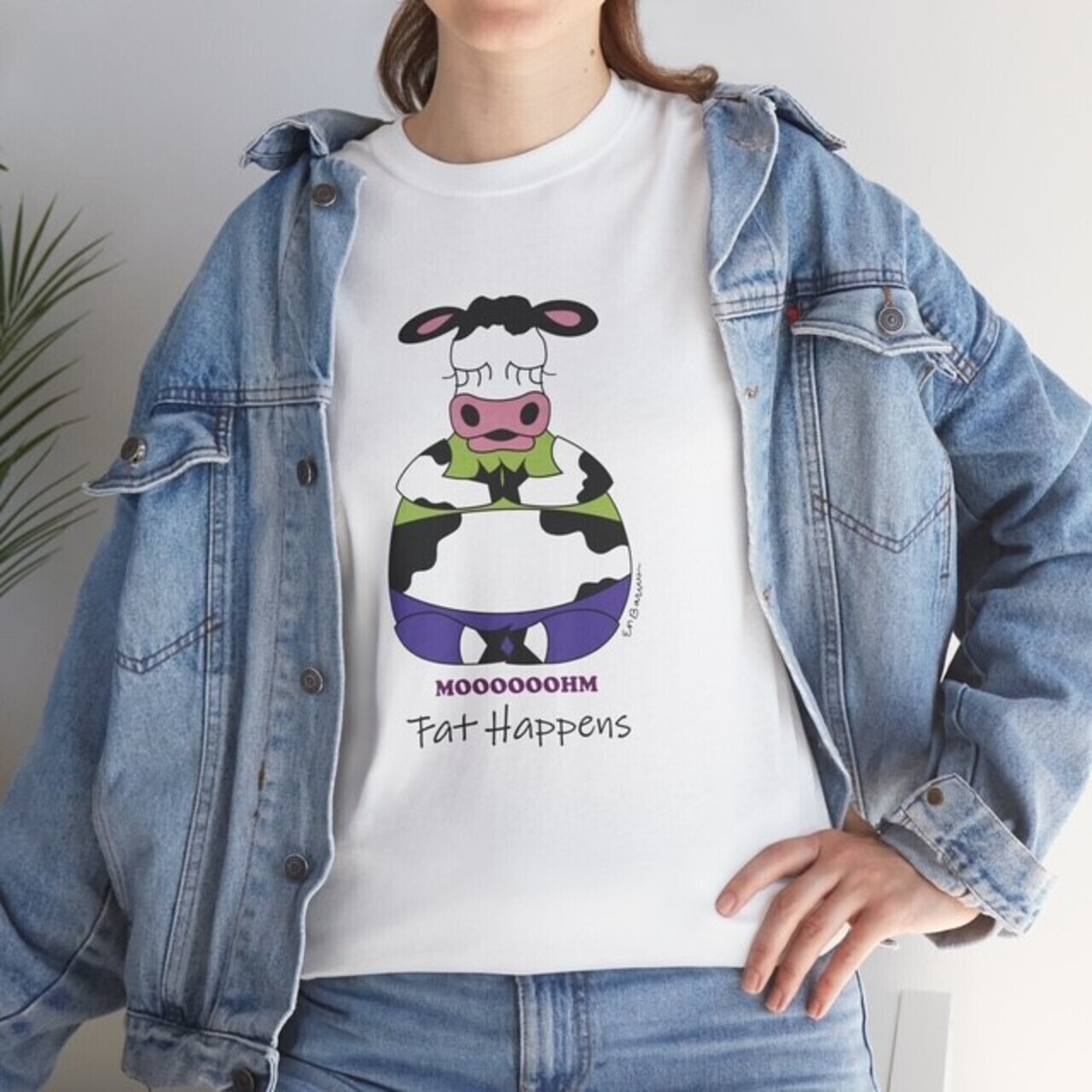Carla The Curvy Cow -  Unisex Moisture Wicking Tee