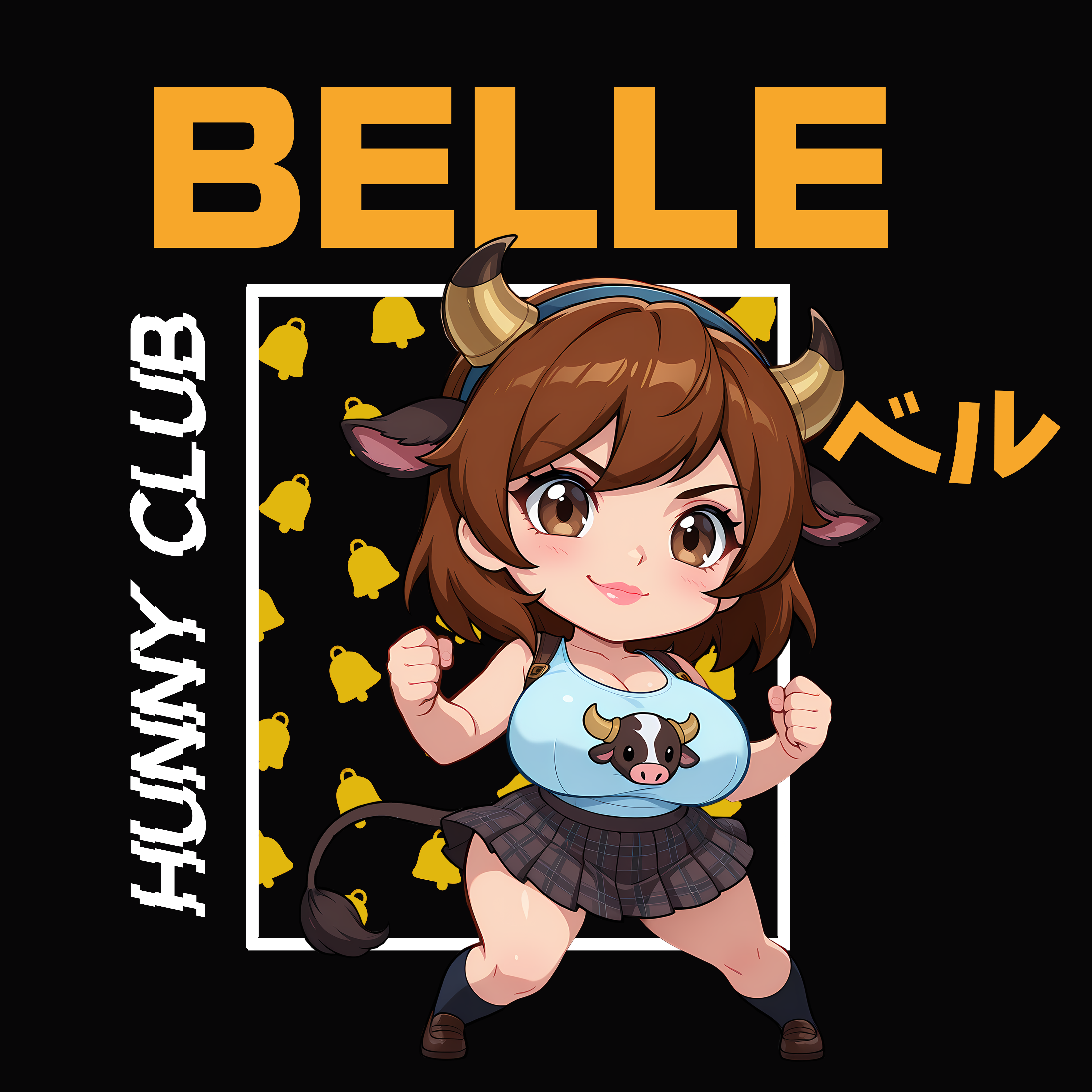 Chibi BELLE - Unisex Heavy Cotton Tee Chibi BELLE - Unisex Heavy Cotton Tee